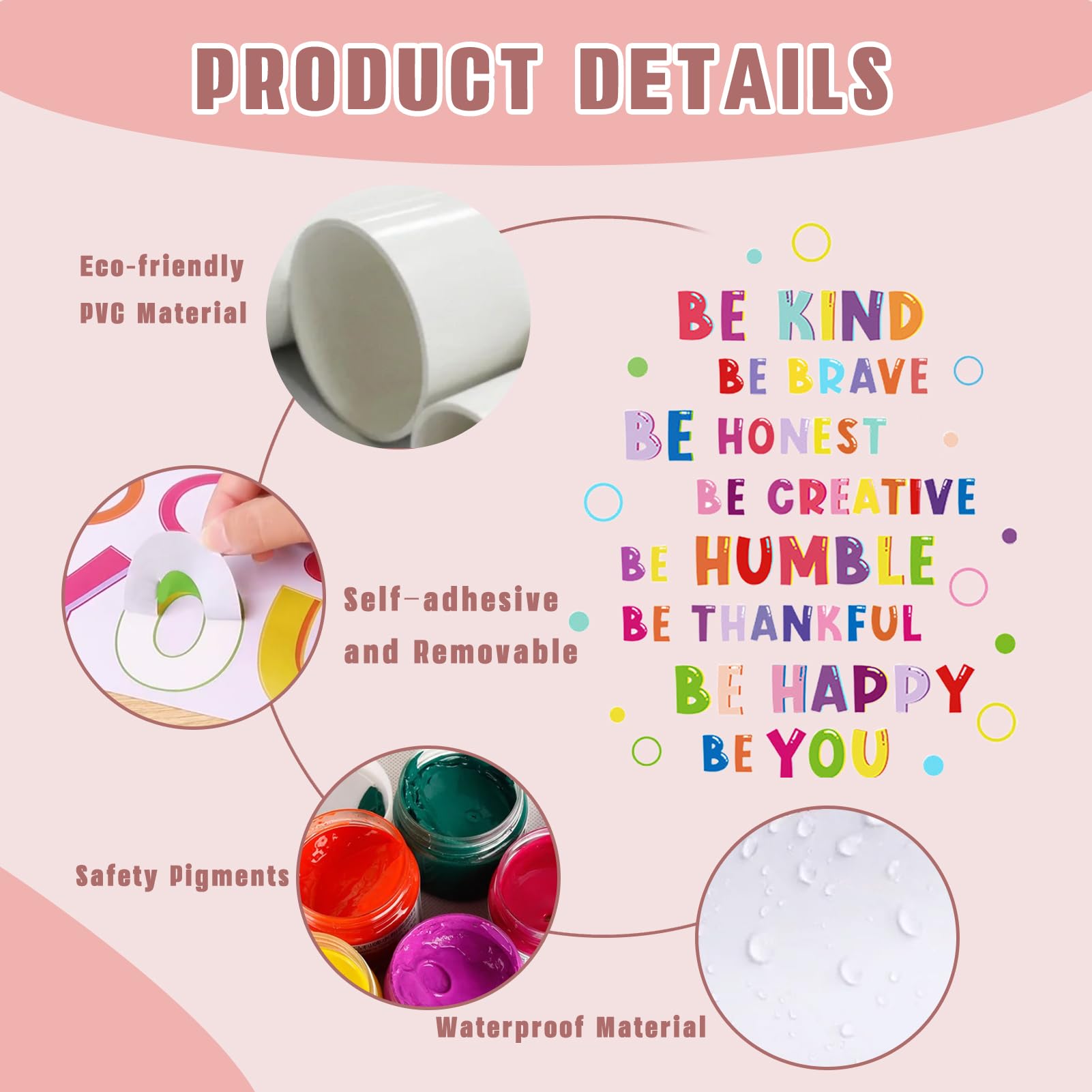 Colorful Inspirational Wall Decal - Image 3