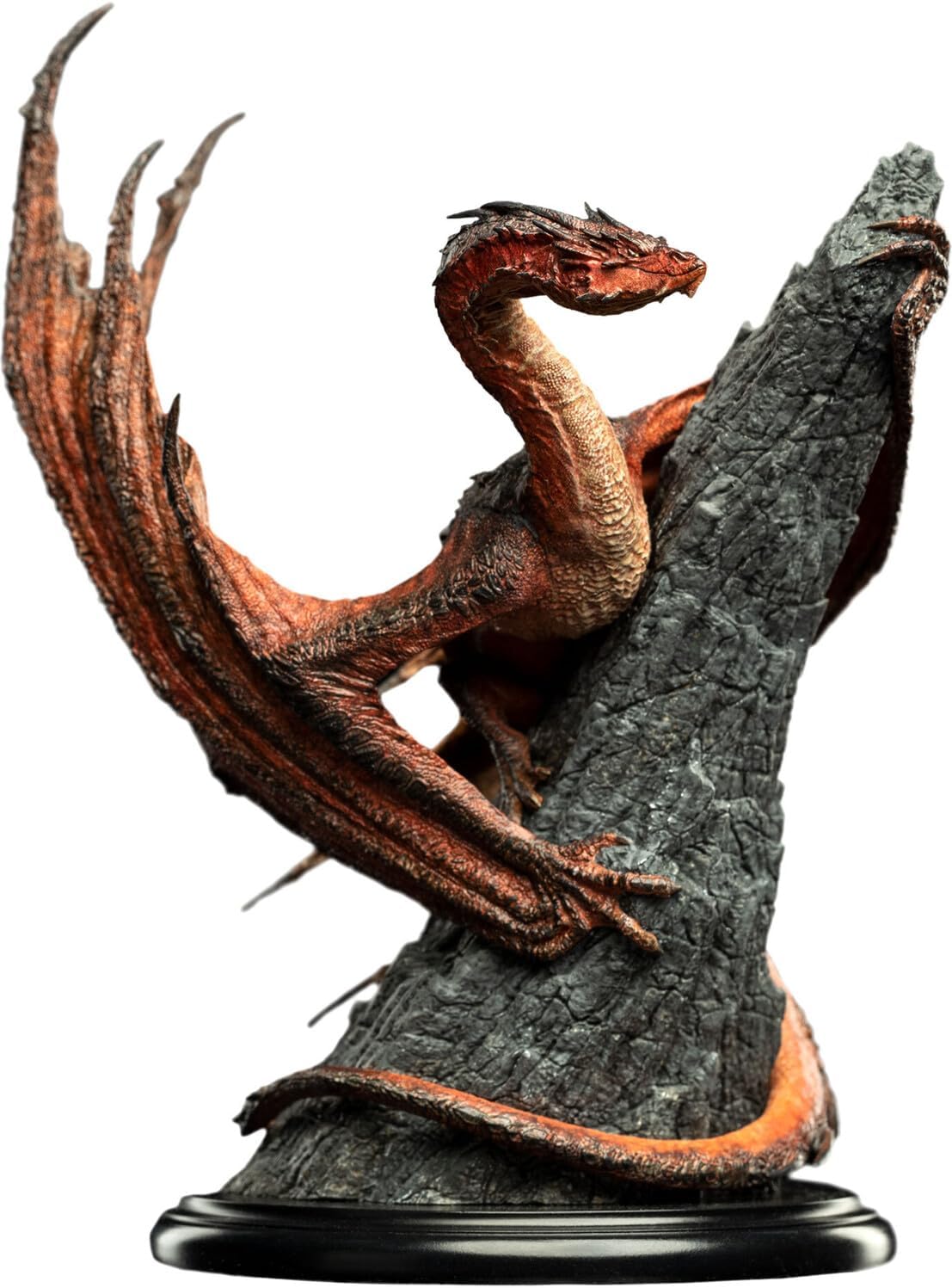 Weta Workshop The Hobbit Trilogy: Smaug The Magnificent Polystone Mini Statue, Multicolor