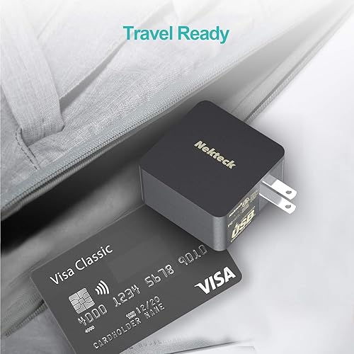 Miniatura 7 de Nekteck Cargador USB-C S22, S23 Ultra de 45 W con cable de 6 pies de largo, PD.3 (PPS), pequeño cargador Samsung súper rápido tipo C certificado