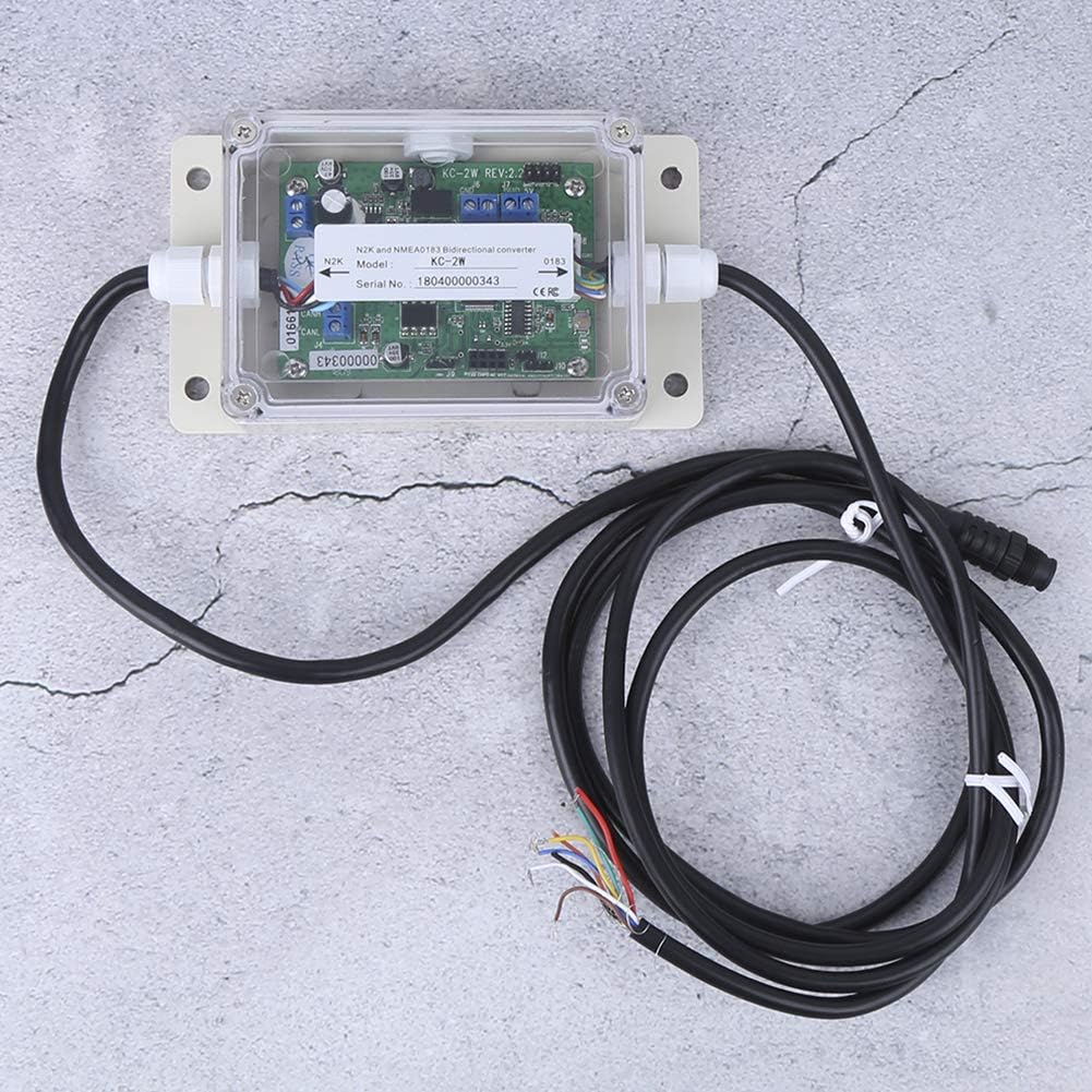 Bi‑Directional Converter Bi‑Direction Converter Module NMEA2000 and NMEA0183 KC‑2W IPX67 DC 9‑30V ABS