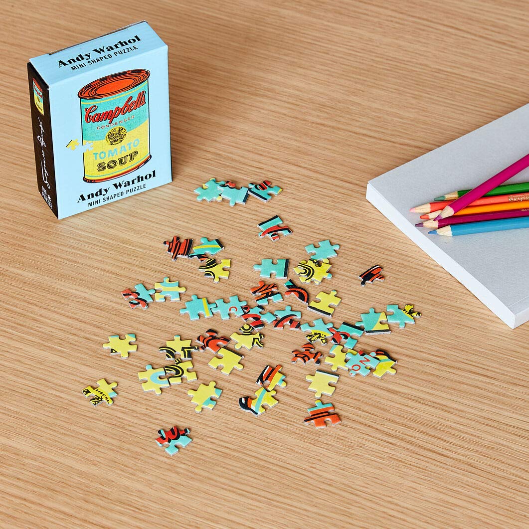 Amazon.co.jp: Andy Warhol ミニ シェイプ パズル キャンベルスープ缶