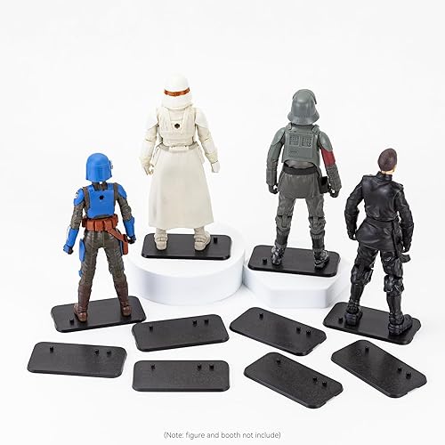 Miniatura 6 de SIXPOINTS 36 piezas de base de exhibición de figuras de acción multiclavija de 6 pulgadas, soporte de soporte compatible con figuras de juguete de