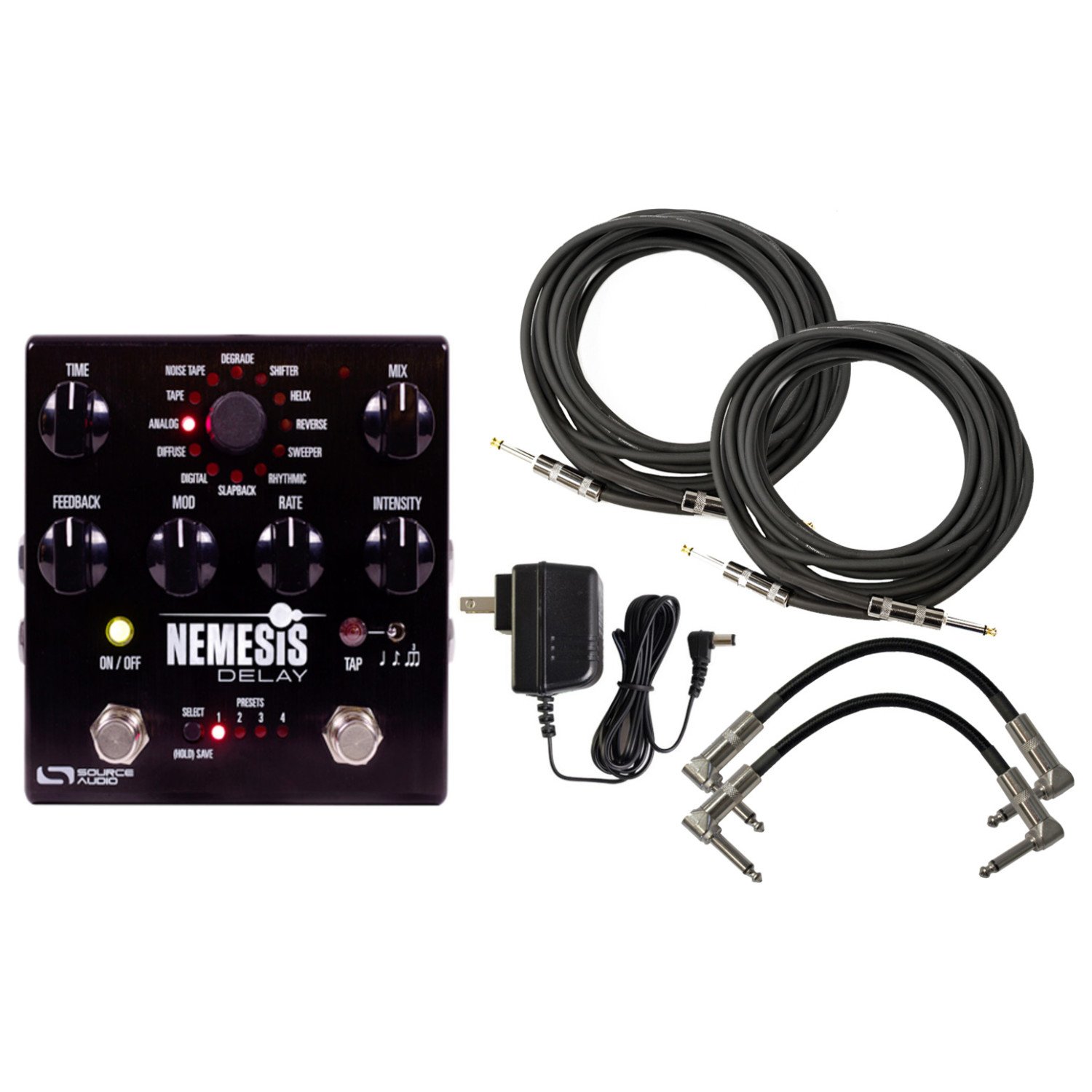 Source AudioSA260 One Series Nemesis Delay Pedal w/ 4 Cables