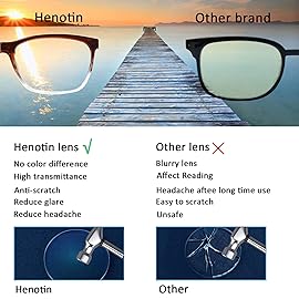 Henotin 4 Pack Ladies Reading Glasses Blue Light Blocking Spring Hinge Readers Anti Eyestrain Computer Eyeglasses (Mix Color, 2.5)