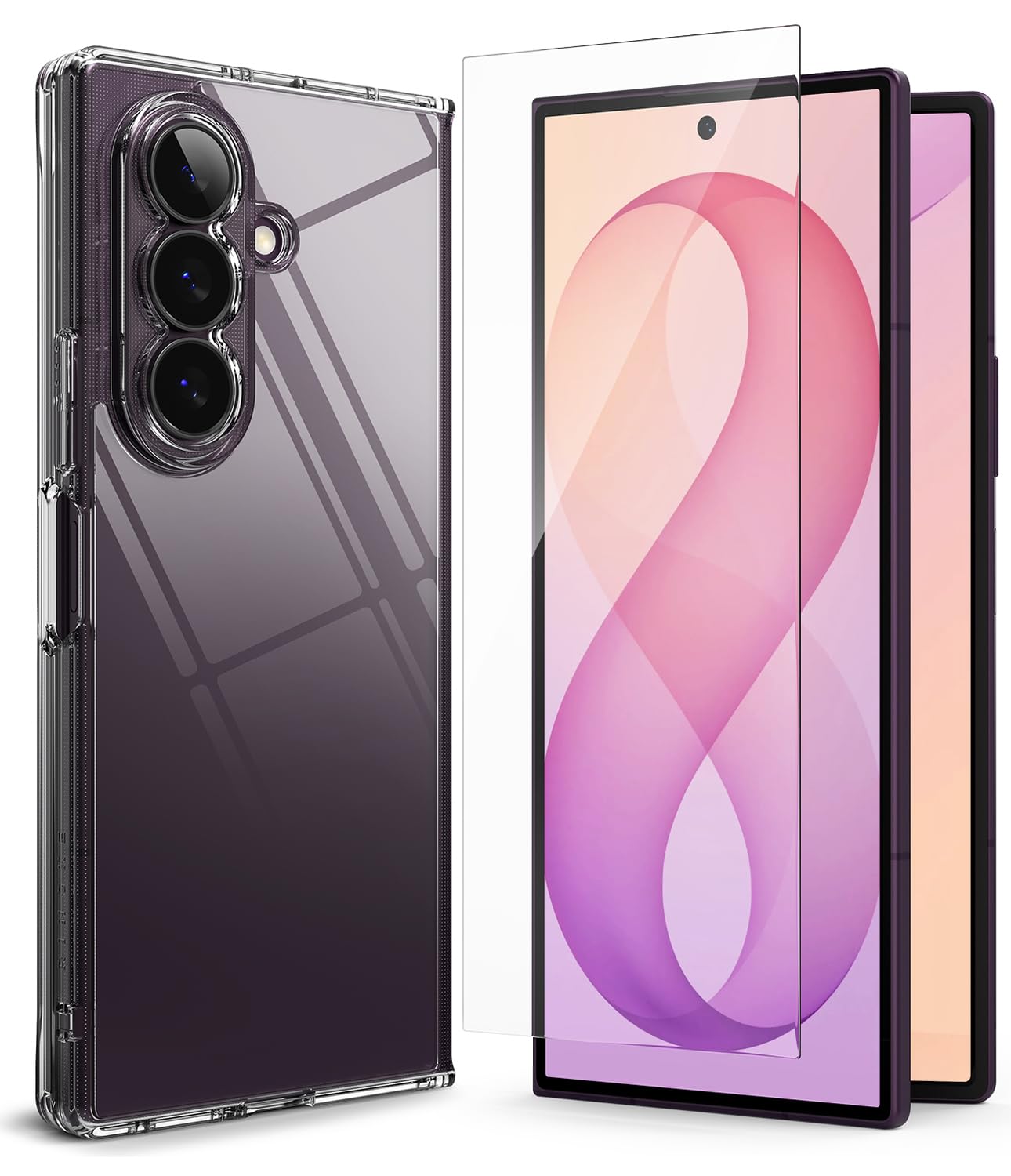 Ringke Funda y Protector Pantalla para Galaxy Z Fold 8 Ultra
