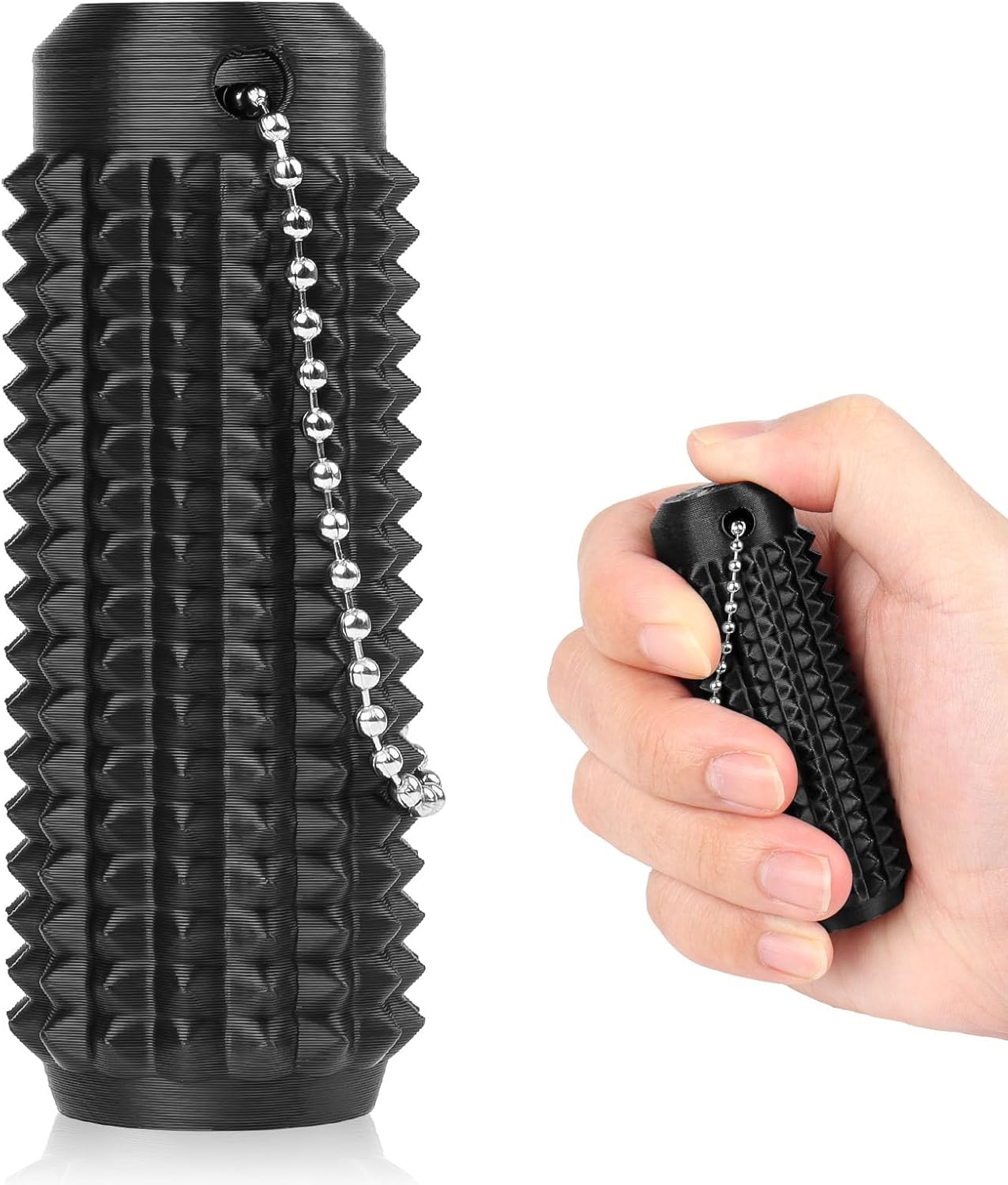 Little Ouchies Pain Fidget, Rotate Pain Stim Fidget to Stress Relief Toys Adults, 3D Printed Spiky Grippie Stim Keychain Anxiety Relief Adults 2 Pcs