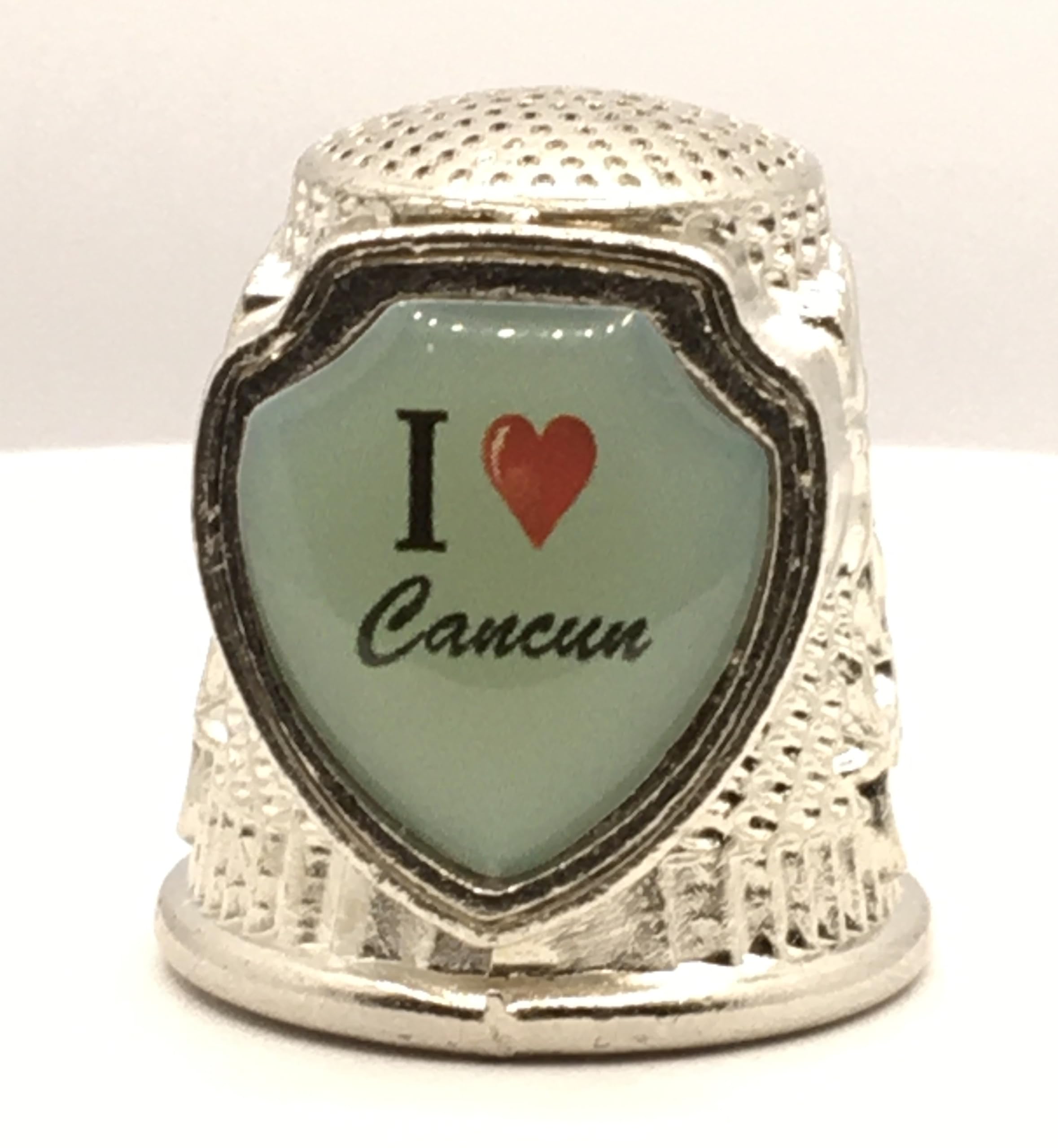 646 I Love Cancun Collectible Souvenir Thimble