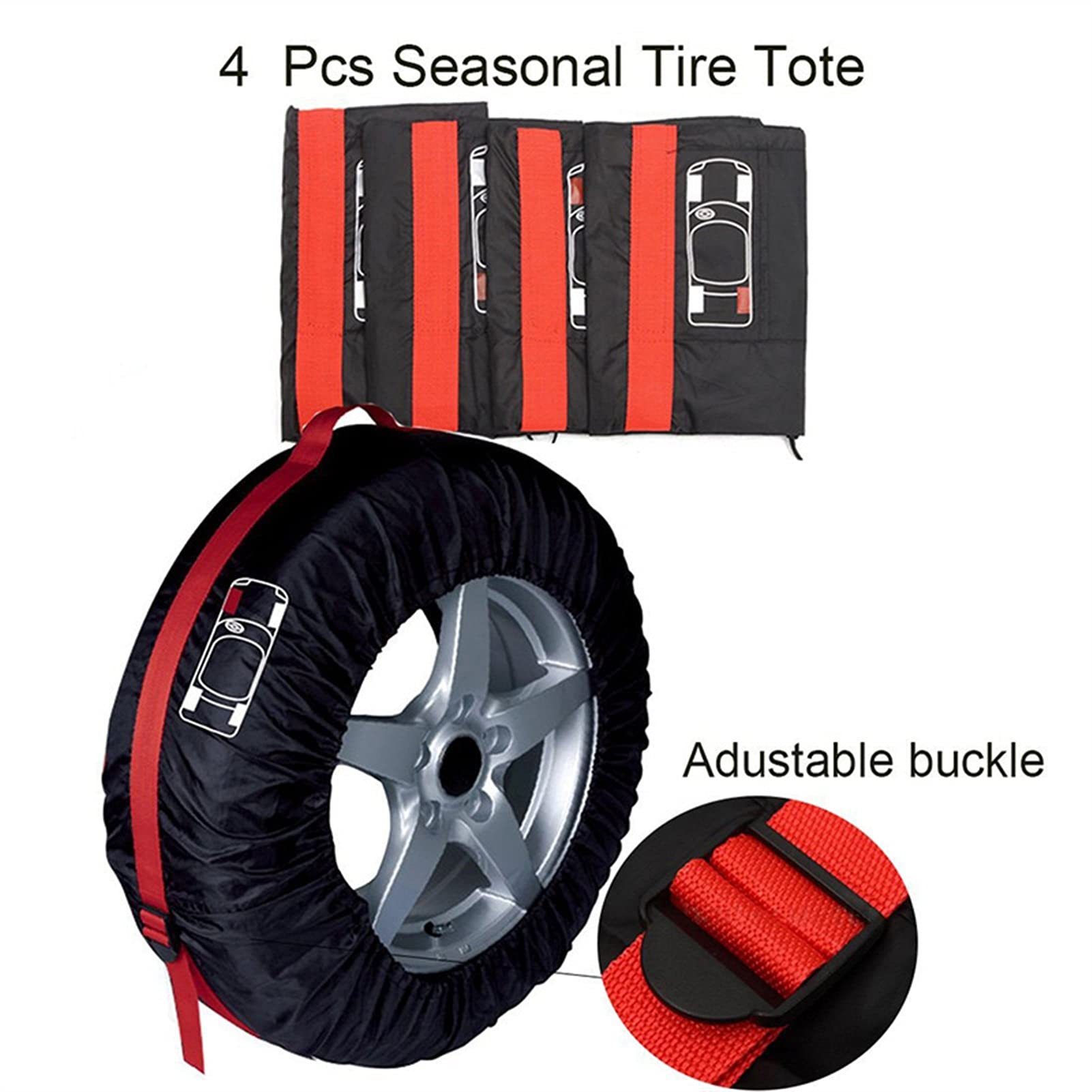 Housse De Protection Pour Roue De Secours - Ajustable, Diamètre Pneu 23-33 Pouces, étanche, Pour SUV, 4x4, Camping-car