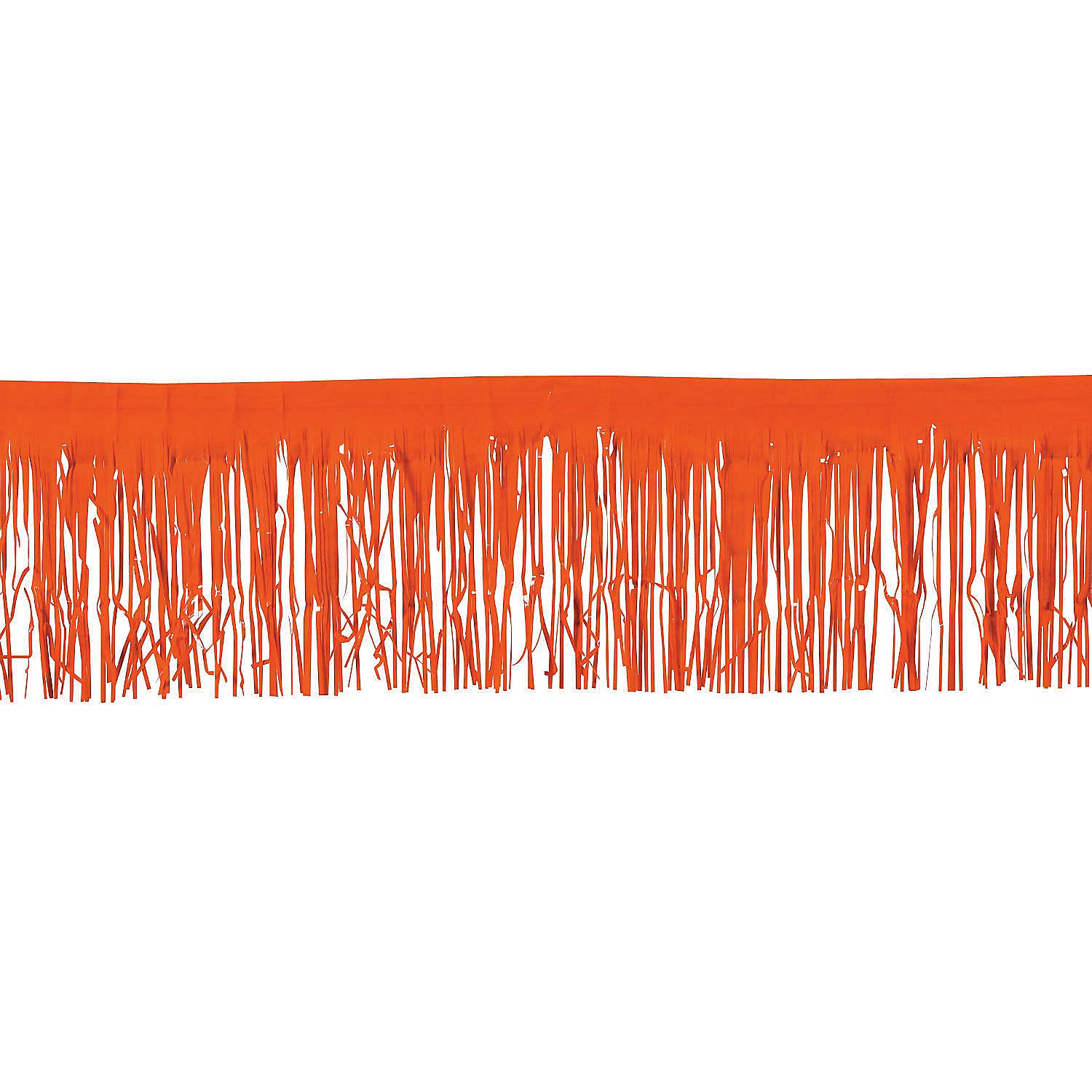Orange Metallic Float Fringe (10 feet long) Party Decor