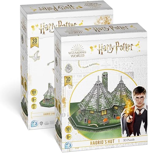 Miniatura 2 de 4D Cityscape Harry Potter - Rompecabezas de papel 3D (Hagrid's Hut)