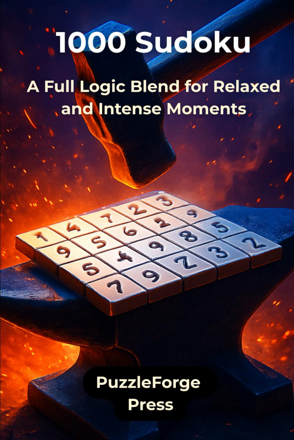 1000 Sudoku: A Full Logic Blend for Relaxed and Intense Moments (PuzzleForge™ Mixed Sudoku Forge Series – Variety Brain Training Puzzles)