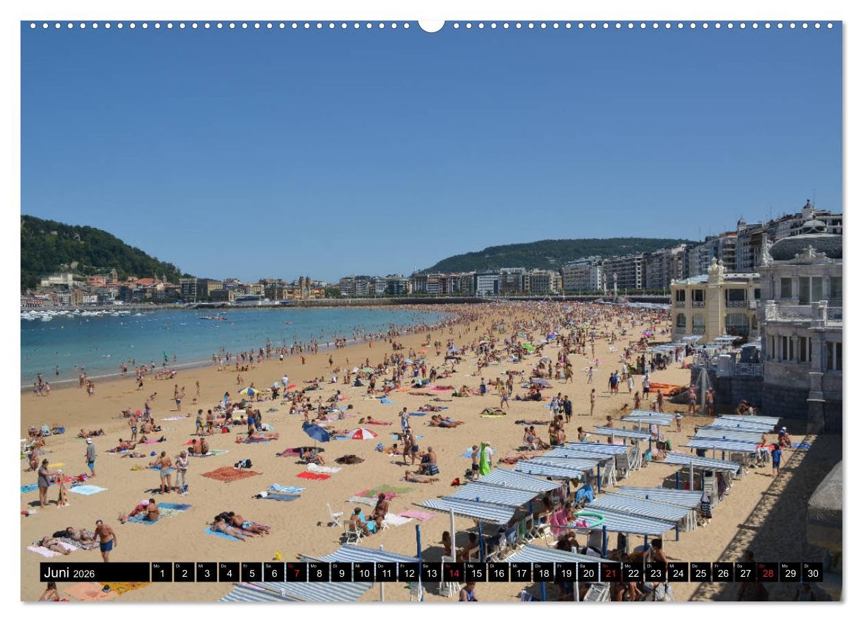 Spaniens wilder Norden (hochwertiger Premium Wandkalender 2026 DIN A2 quer), Kunstdruck in Hochglanz: Von den Pyrenäen zum Baskenland, Kantabrien und Asturien (CALVENDO Orte)