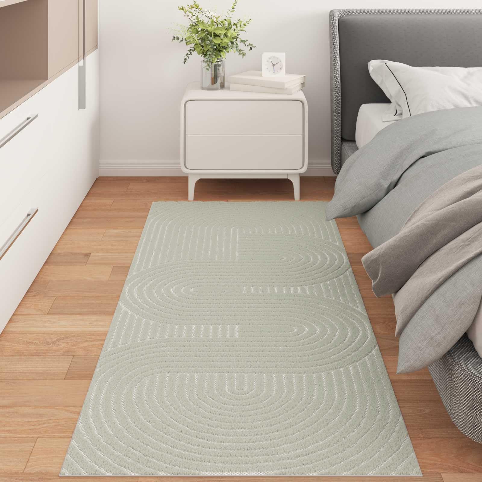 Tappeto passatoia Palmeras, verde, 80 x 200 cm, antiscivolo