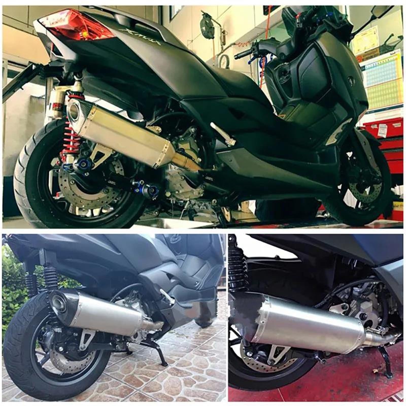 Tubo Di Scarico Per Motocicletta Adatto Per Silenziatore Di Scarico Da 51 Mm Per Y&amaha X MAX 300 XMAX300 XMAX 250 XMAX250 2017 2018 2019 2020 2021