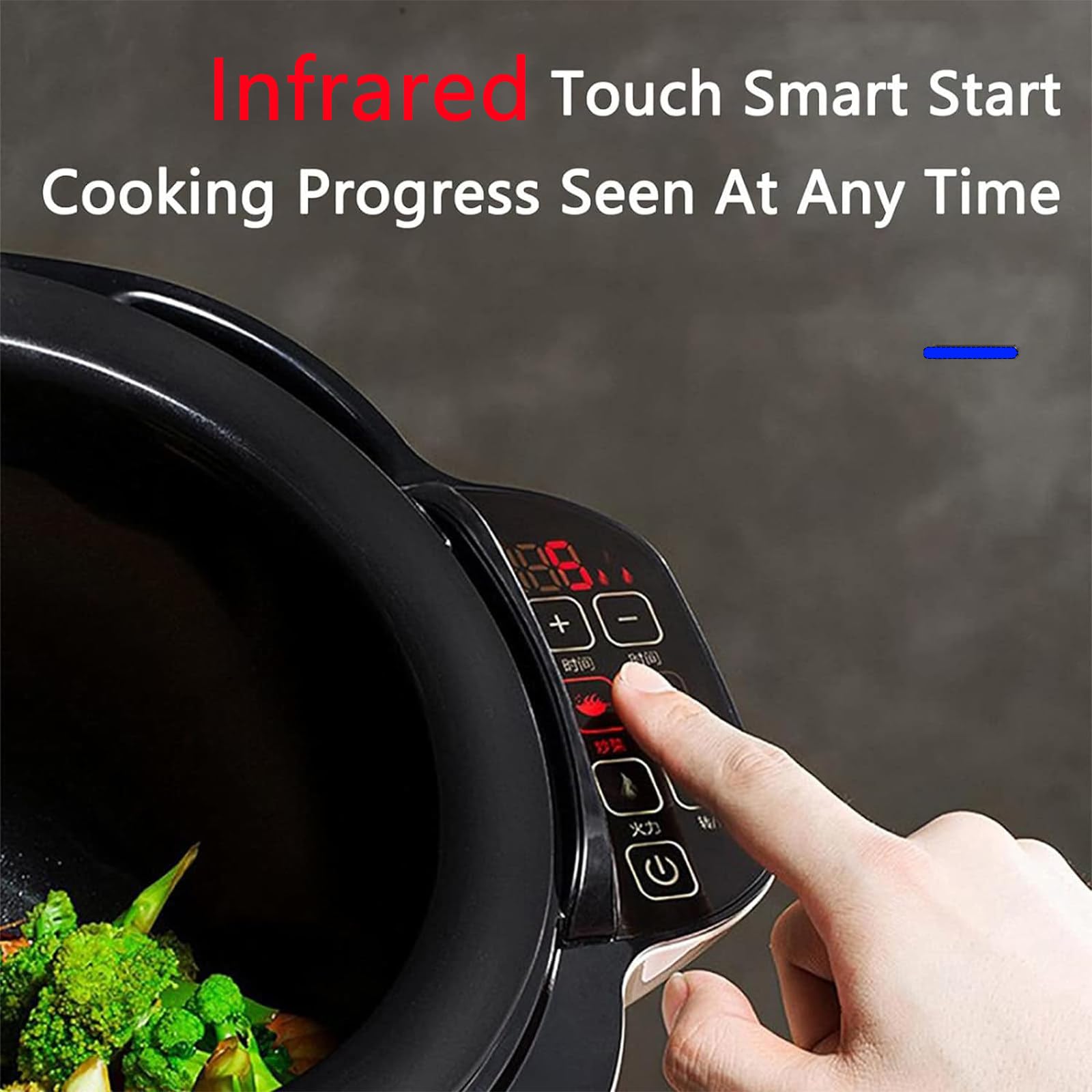 Robot culinaire commercial de cuisson automatique, machine de cuisson de riz paresseuse, rotation à 360 ° et anti-pâte chauffante 3D, pour restaurant à domicile