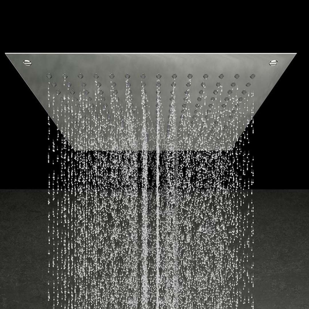 Ducha mural Steinberg Relax Rain, montaje empotrado en el techo, Easy-Clean, 550x550mm, 39065, Color: Chrome