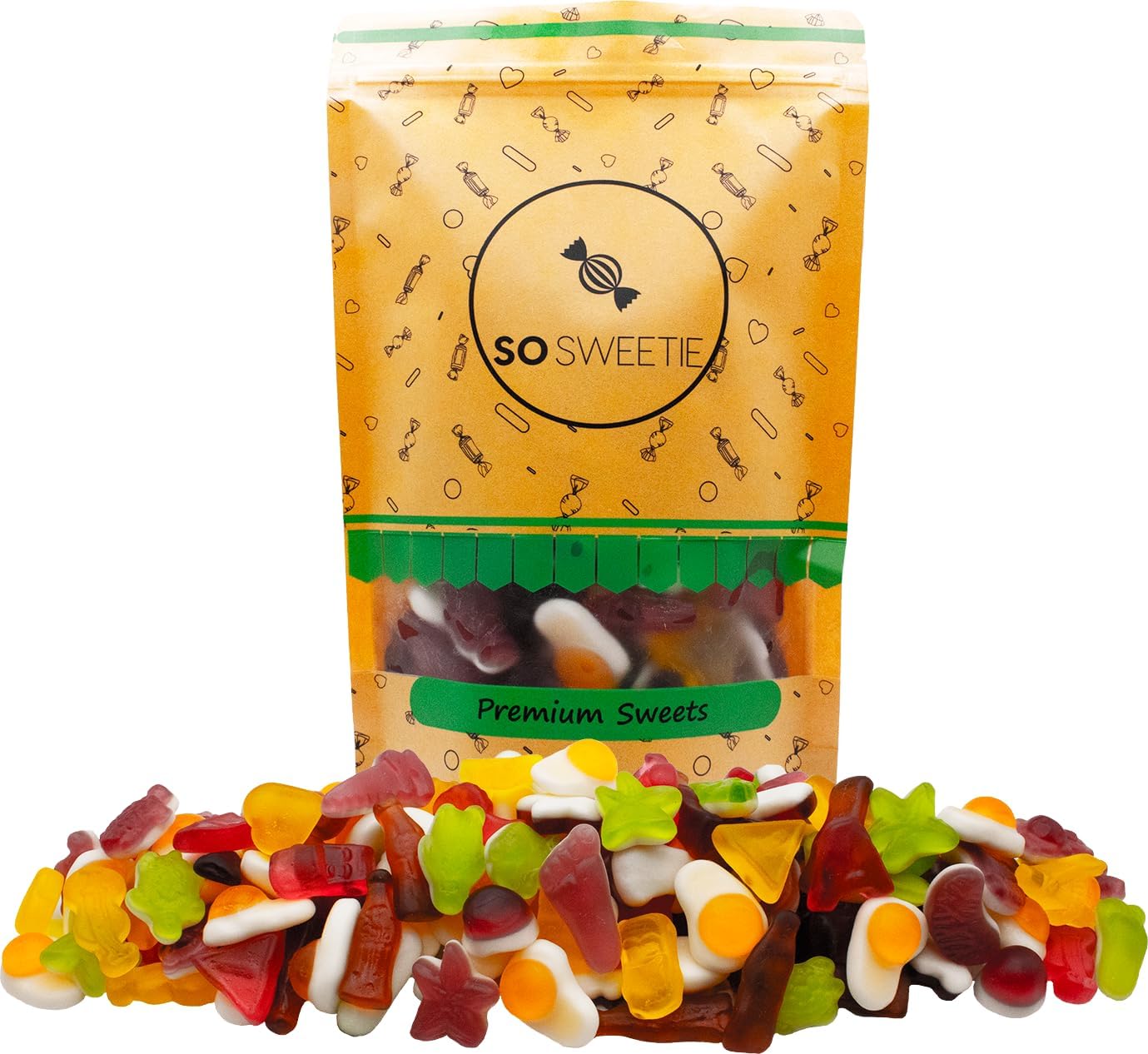 Large 600g Gluten Free Gummies - Party Bag of Dairy and Gluten Free Sweets โ Great for Birthday Gifts and Other Occasions