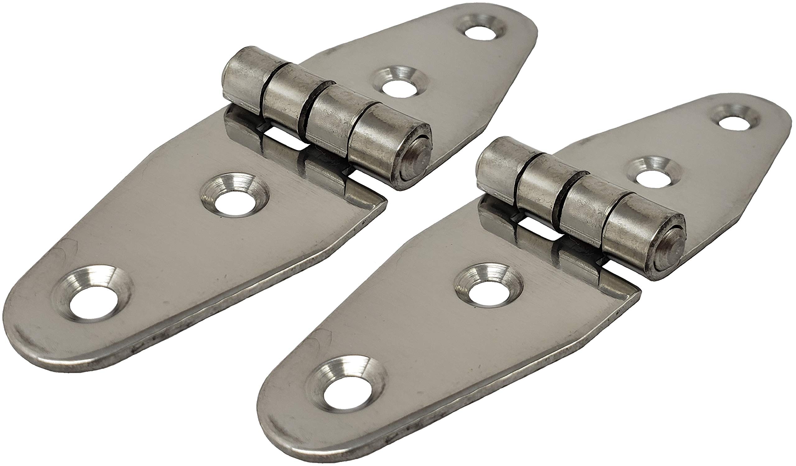 Salty Reef Marine Hardware2-Pack Strap Hinge - 4" x 1"