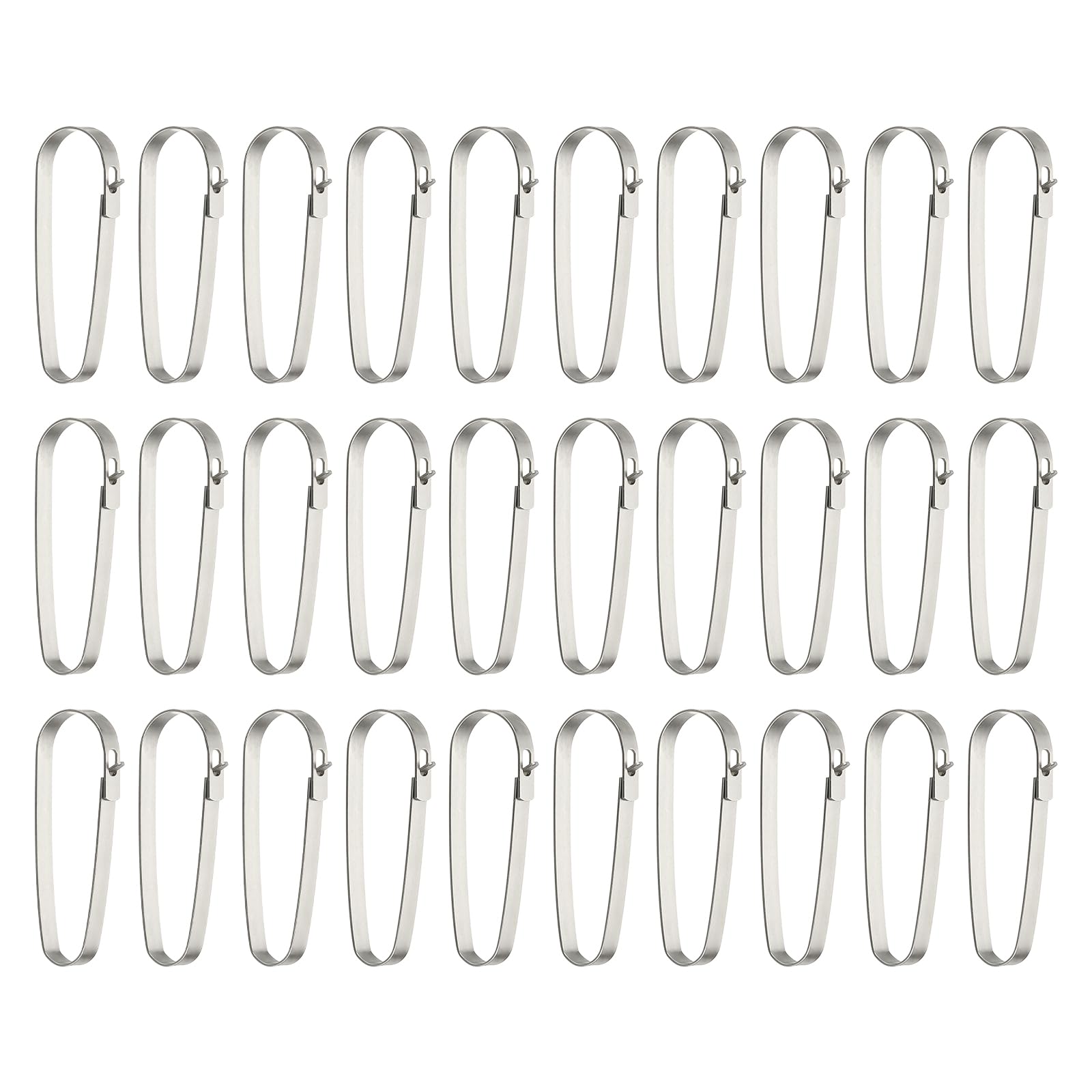 Clips de panneau immobilier anti vent PATIKIL pinces de fixation inox pour cloture de jardin