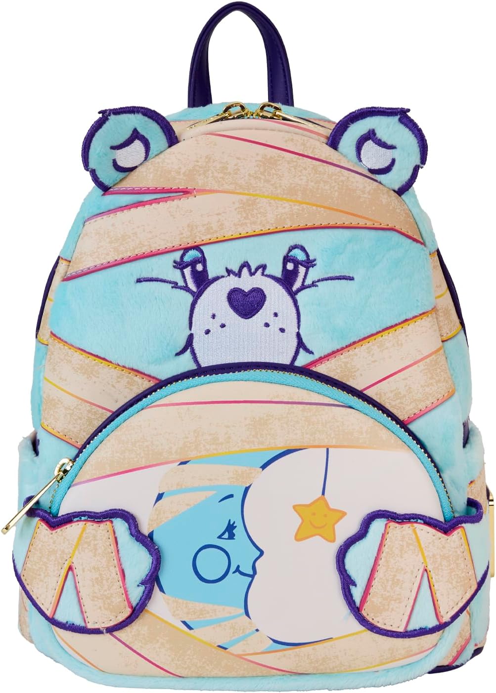 Loungefly Bisounours x Universal Monsters sac à dos Mini Bedtime Bear Mummy