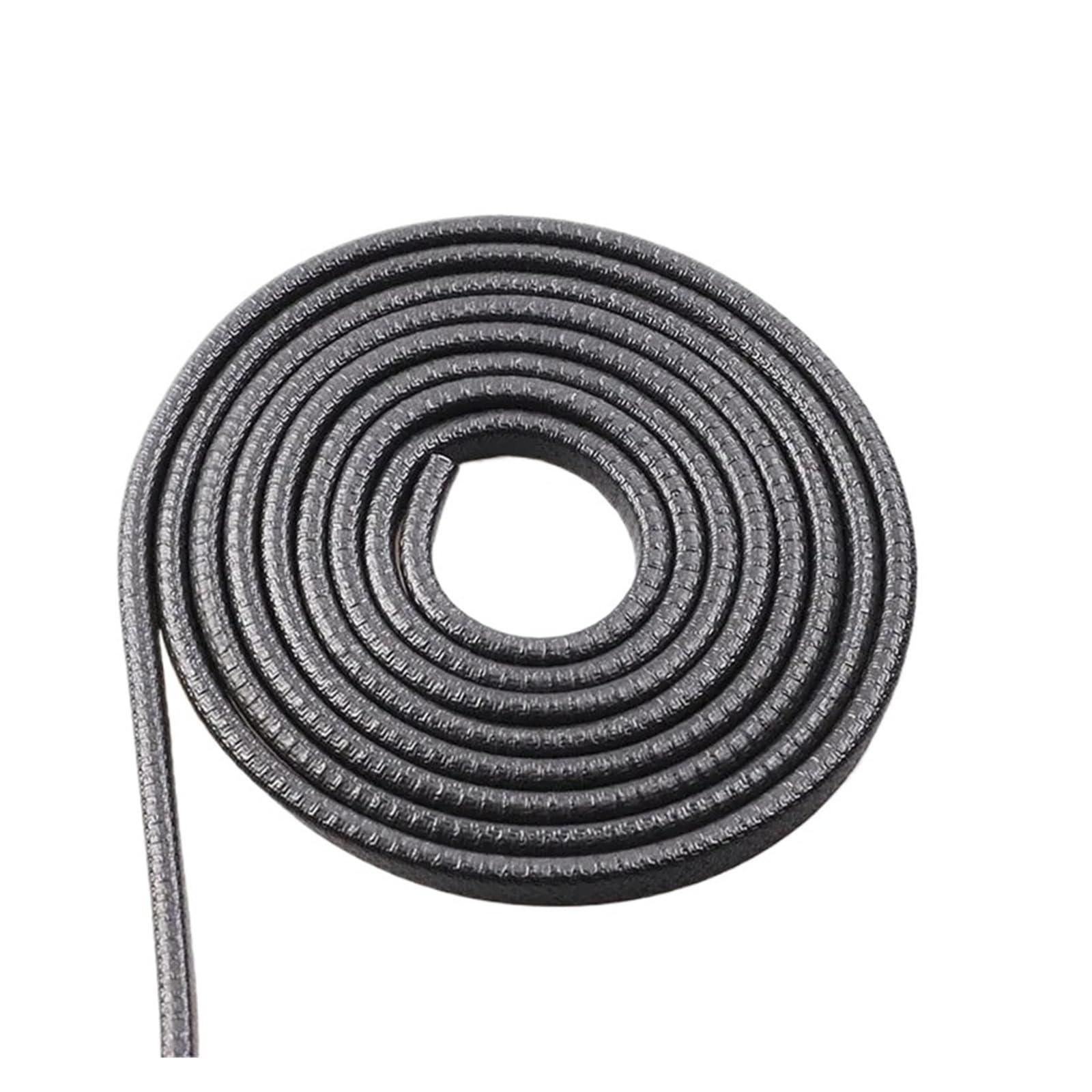 Rubber Seal Decorative Rubber Seal Edge Strip U-Shaped Keel Composite Door Anti-Collision Strip(Black 5M)