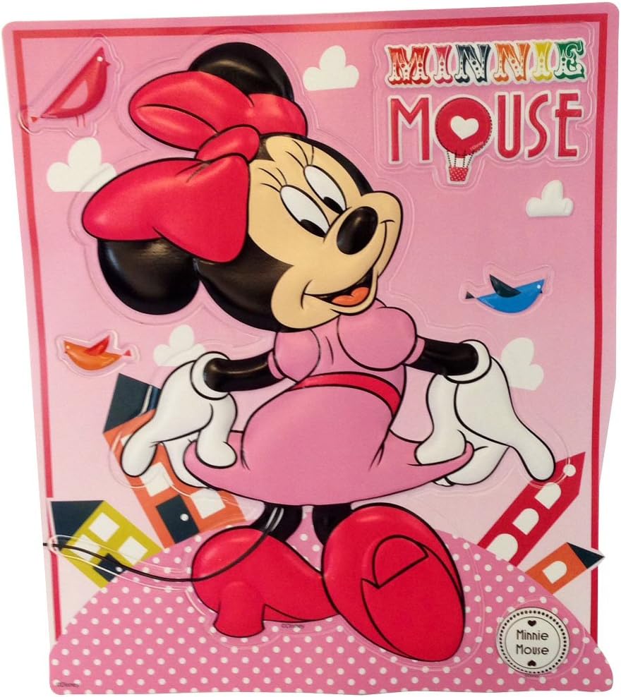 Disney Minnie Wall Sticker, Multi Color (Small)