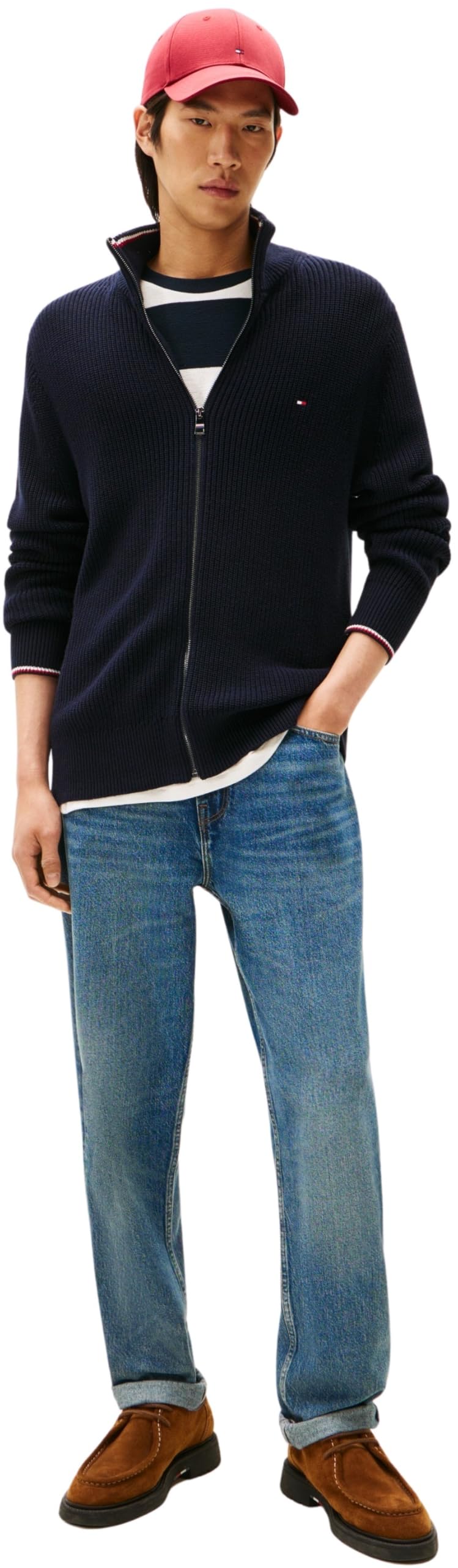 Tommy Hilfiger RWB Rib Zip Through