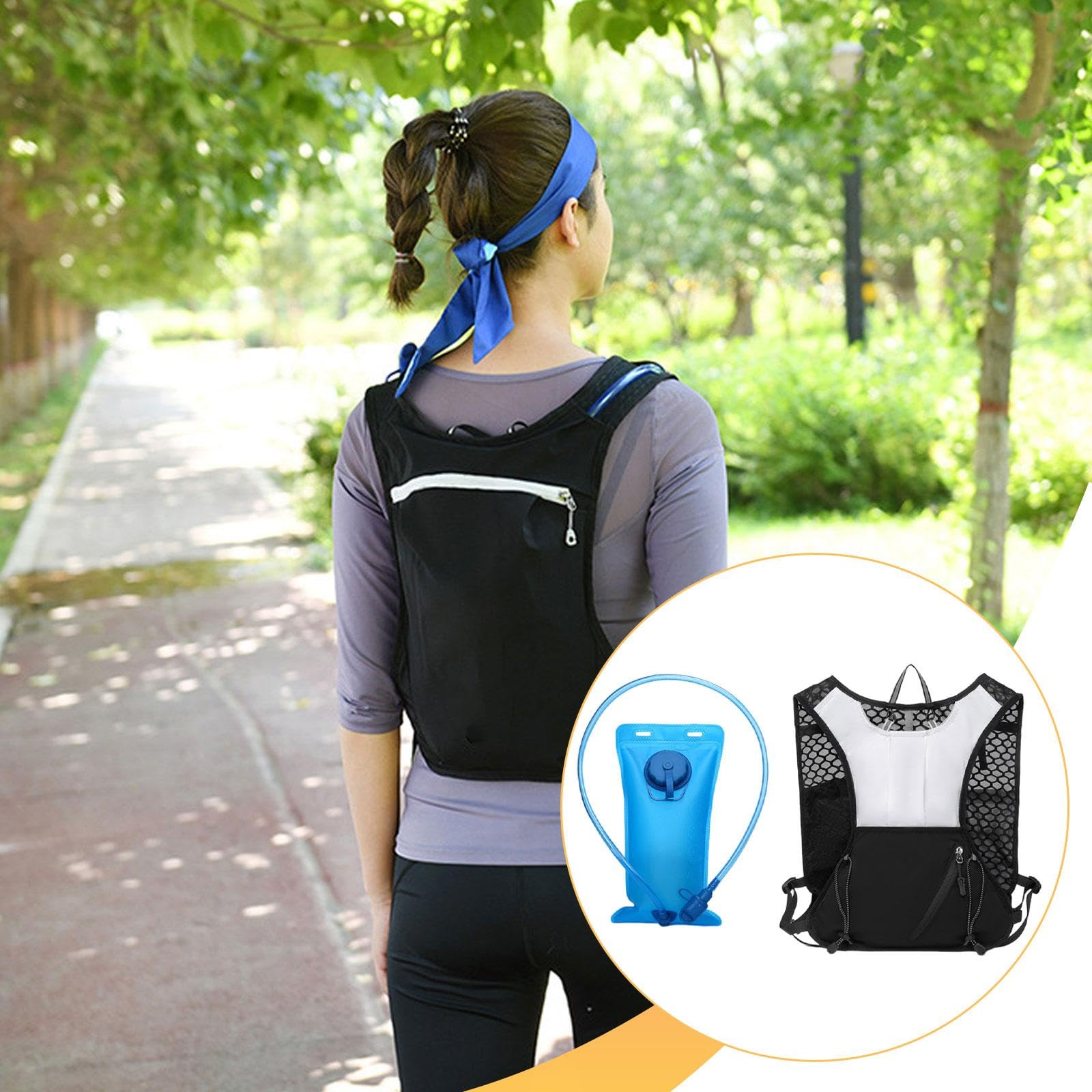 F Fityle Sac à Dos d'hydratation, Sac de Poitrine avec Boucle réglable, Confortable, en Polyester, idéal pour Le Cyclisme, l'alpinisme, Le Trail, Le