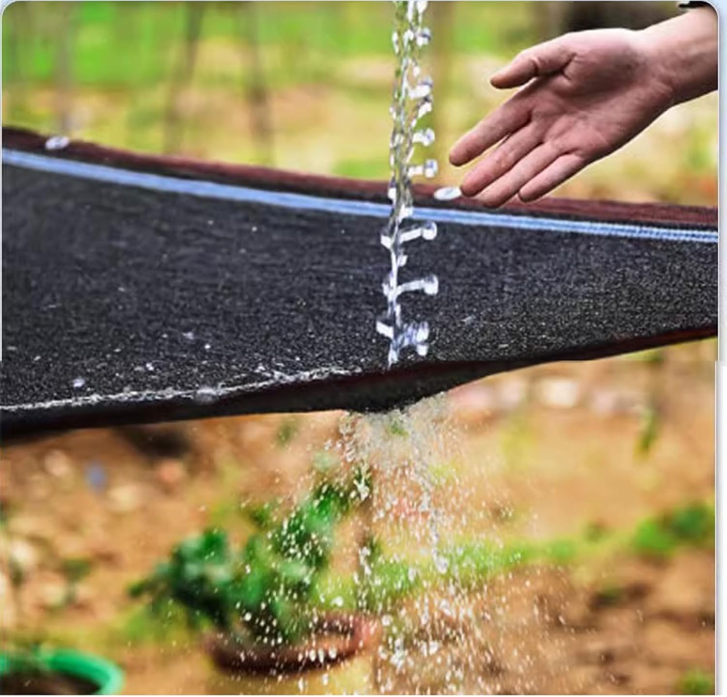 Shade Cloth Garden Shade Mesh Net with Grommets 3x5m, Mesh Tarps, Shade Net for Patio, Outdoor Sun Shade Cover for Plant Pergola Patio Greenhouse Chicken Coop