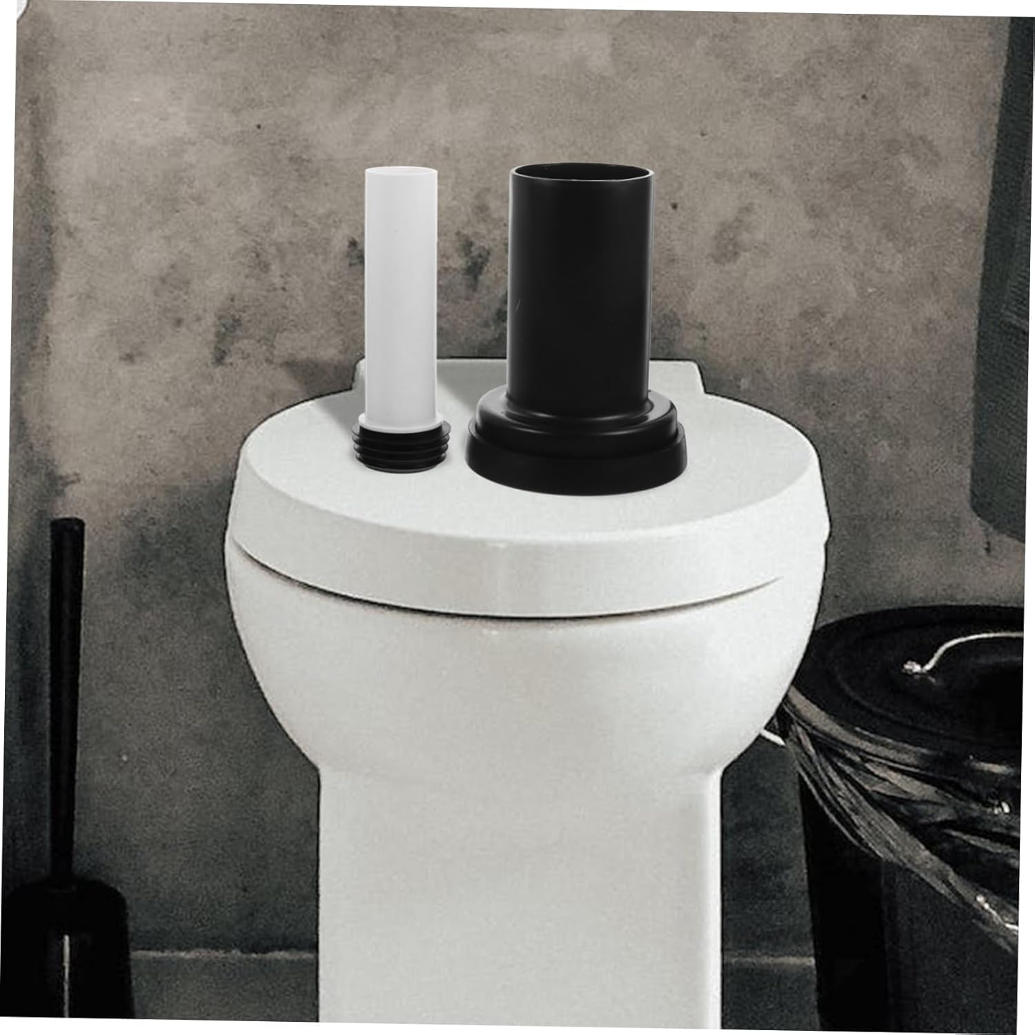 ARTIBETTER 4pcs Toilet Connecting Pipe Thickened Water Flush for Wall Hung Toilets Easy Installation Design for Waste Pipe Drainage Systems