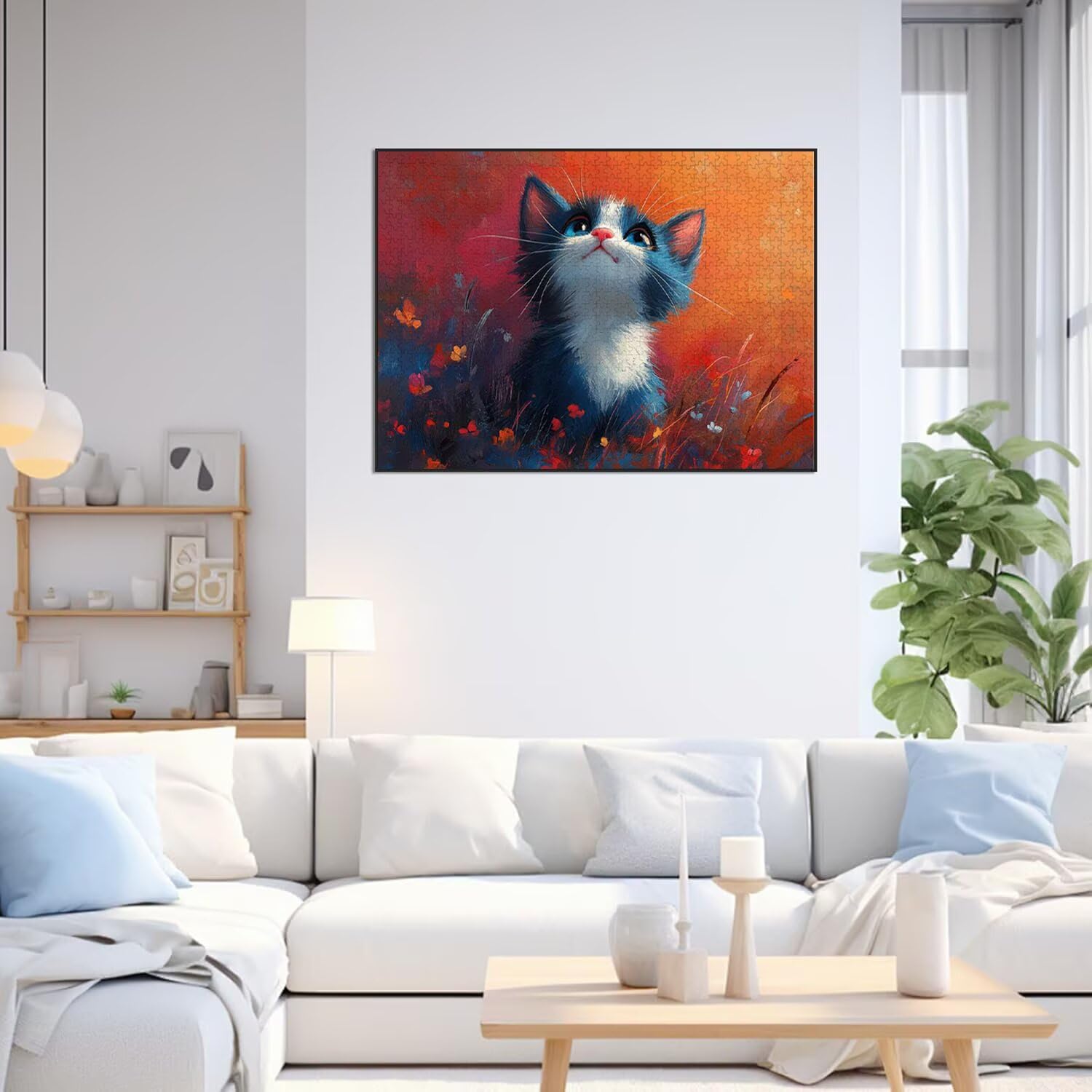 Puzzle 6000 Pezzi astratto Puzzle Classici per Gioco Familiare, n-54 | Impossibile Puzzles, Intrattenimento Creativo, Rilassamento e Intelligence, Regalo per Amore e Amico, Decorazioni Casa, gatto