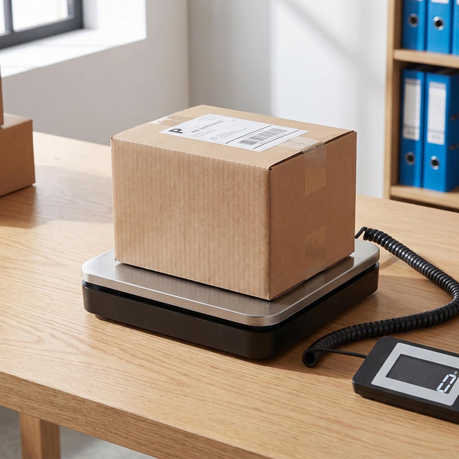Lurrose Balance d'expédition 50 kg pour colis : Plateforme postale numérique légère – Balance commerciale de haute précision pour l'expédition et les bagages, idéale pour les petites