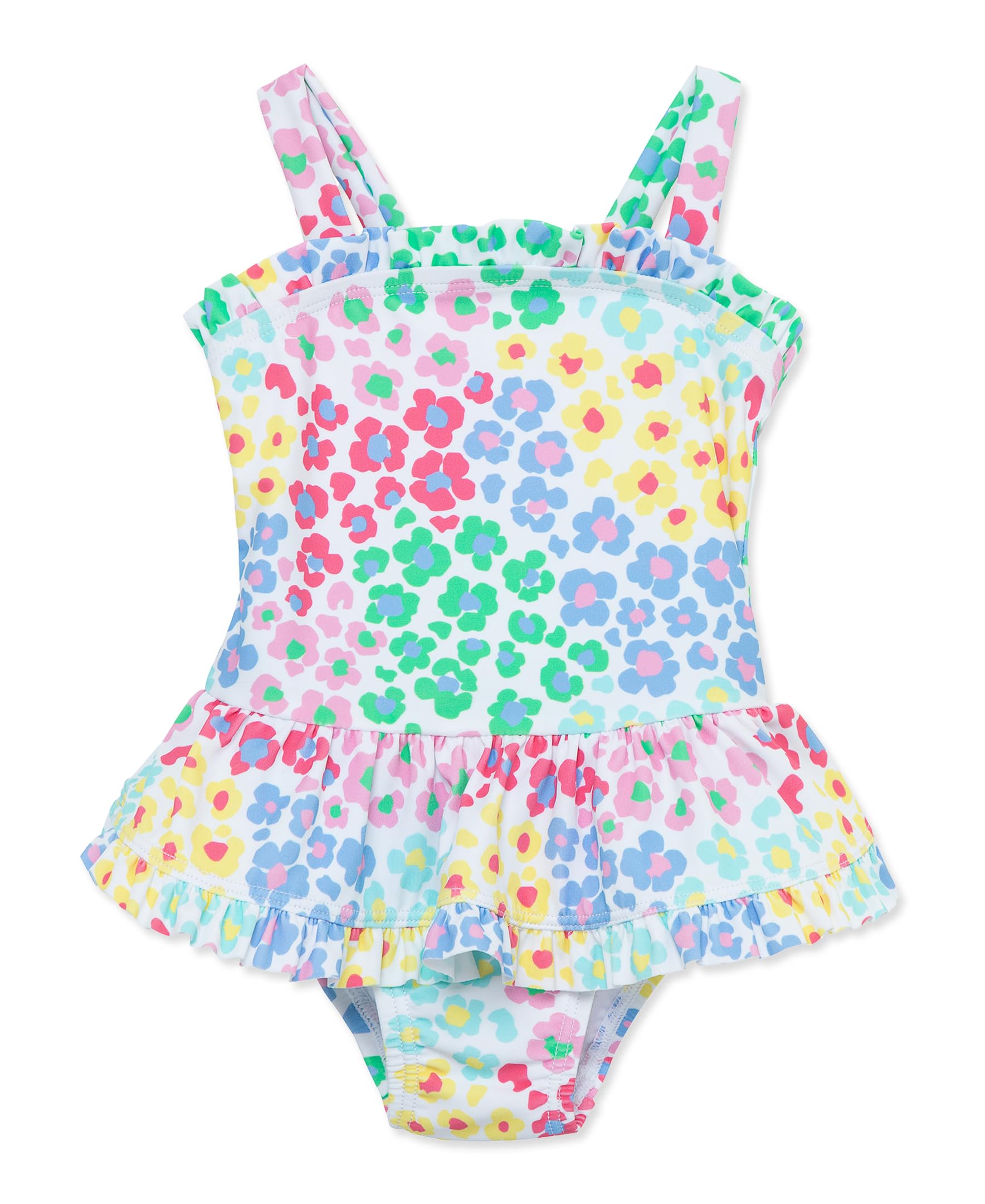 Little Me Baby-Girls Little Girls' UPF 50+ Sun Protection One Piece Swimsuit