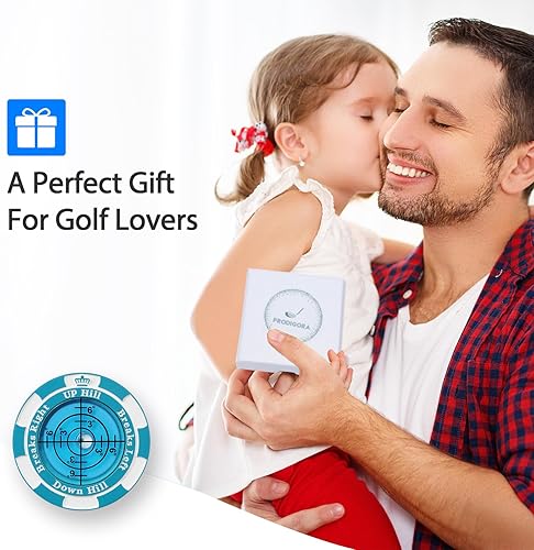 Miniatura 28 de SlopeMaster ProGreen Reader - Marcador de pelota de golf con ayuda de lectura verde de alta precisión, accesorios de golf para hombres y mujeres