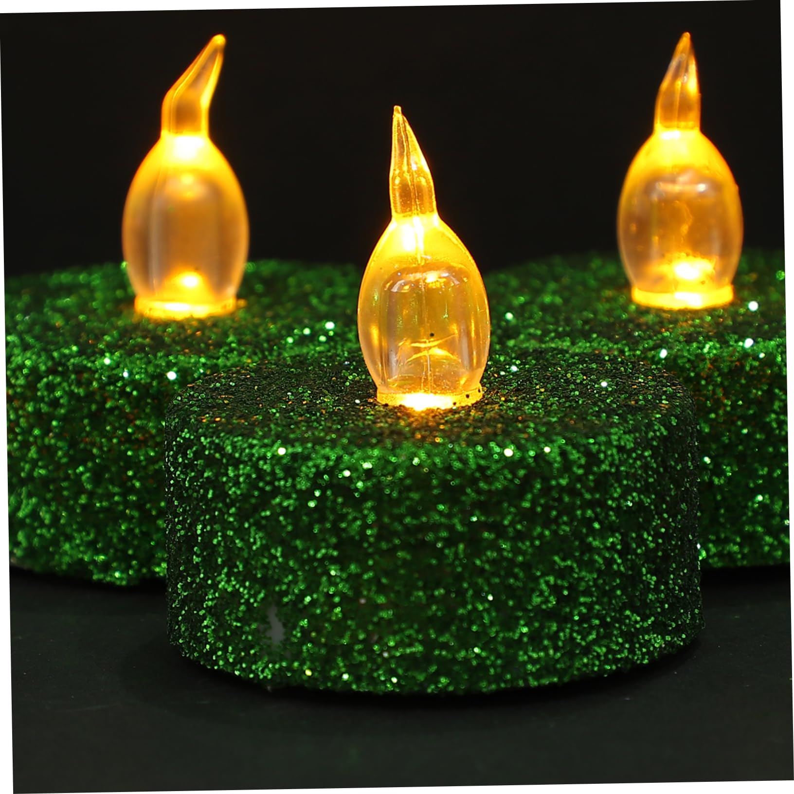 VICASKY 48 Pezzi Candele LED Flameless Decorative con Lampade Tealight Elettroniche per Decorazioni Casa Matrimonio e Feste Effetto Fiamma Realistico Design e Pratico
