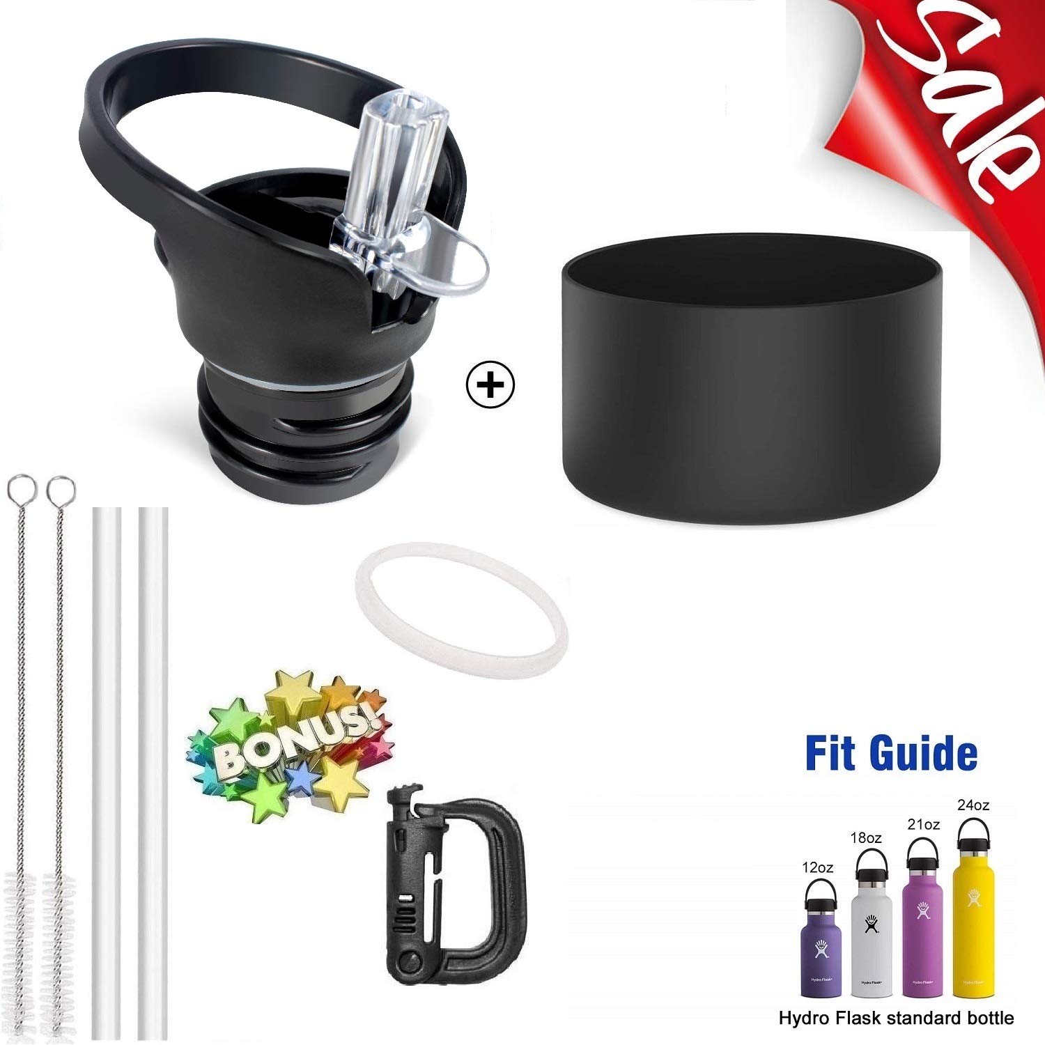 hydro flask protective soft silicone water bottle flex boot