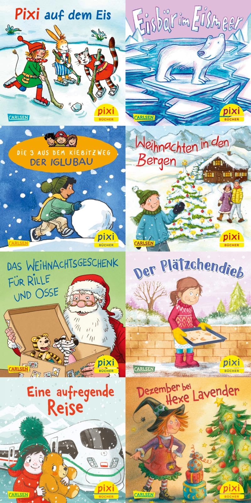 Pixi-Weihnachts-8er-Set 40: Pixi unterm Weihnachtsbaum (8x1 Exemplar)