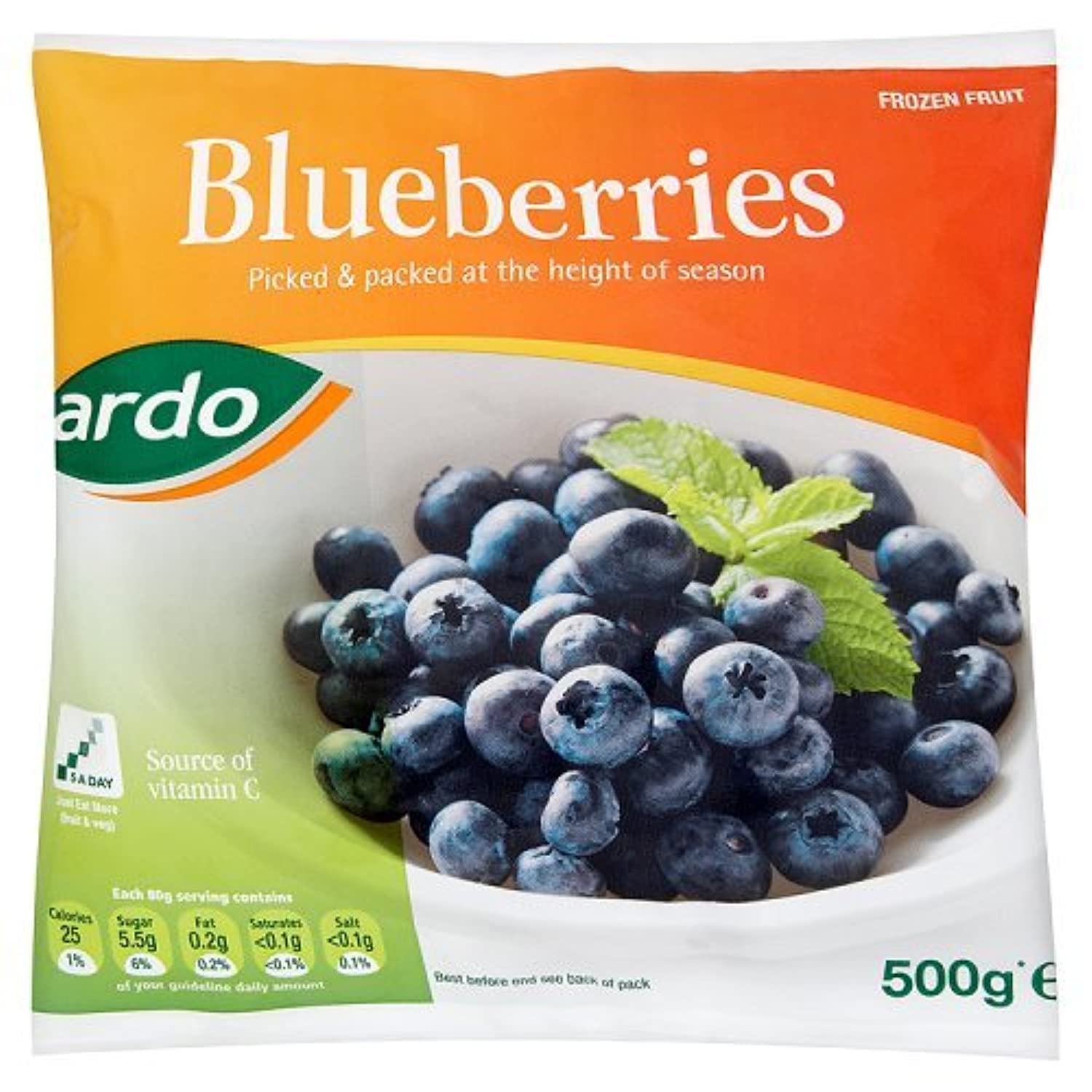 Ardo Blueberries, 500 g