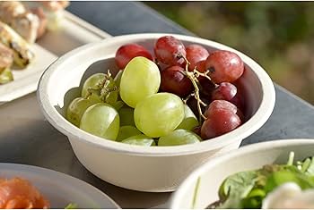 Amazon.co.jp: ストリックスデザイン 使い捨て 紙皿 ボウル 深型 50枚