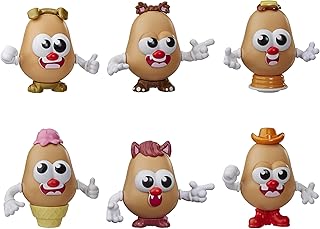 Mr. Potato Head Tots Mini Collectible Figures Multipack; Bundle of 6 Tots; Mini Collectible Toys for Kids Ages 3 and Up (Amazon Exclusive)