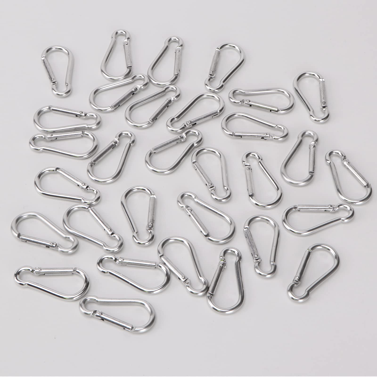 ESOKA PRON Small Aluminum Carabiners (10-Pack?) - Lightweight D-Ring Clips For Keys, Hiking, Gear - View #7