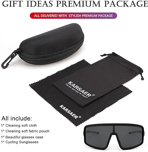 Miniatura 6 de Karsaer Vision - Gafas de sol deportivas para hombres y mujeres, gafas de sol de béisbol para jóvenes, niños, adolescentes y niñas