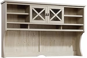 Sauder Costa Large Hutch, Chalked Chestnut Finish: Perfect for Storage and Display