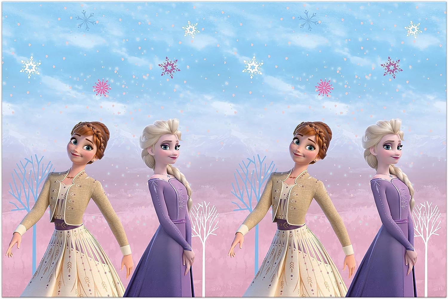 Procos Frozen 2 Wind Spirit 93841 Tablecloth 120 x 180 cm Plastic Wipe Clean Birthday Theme Party