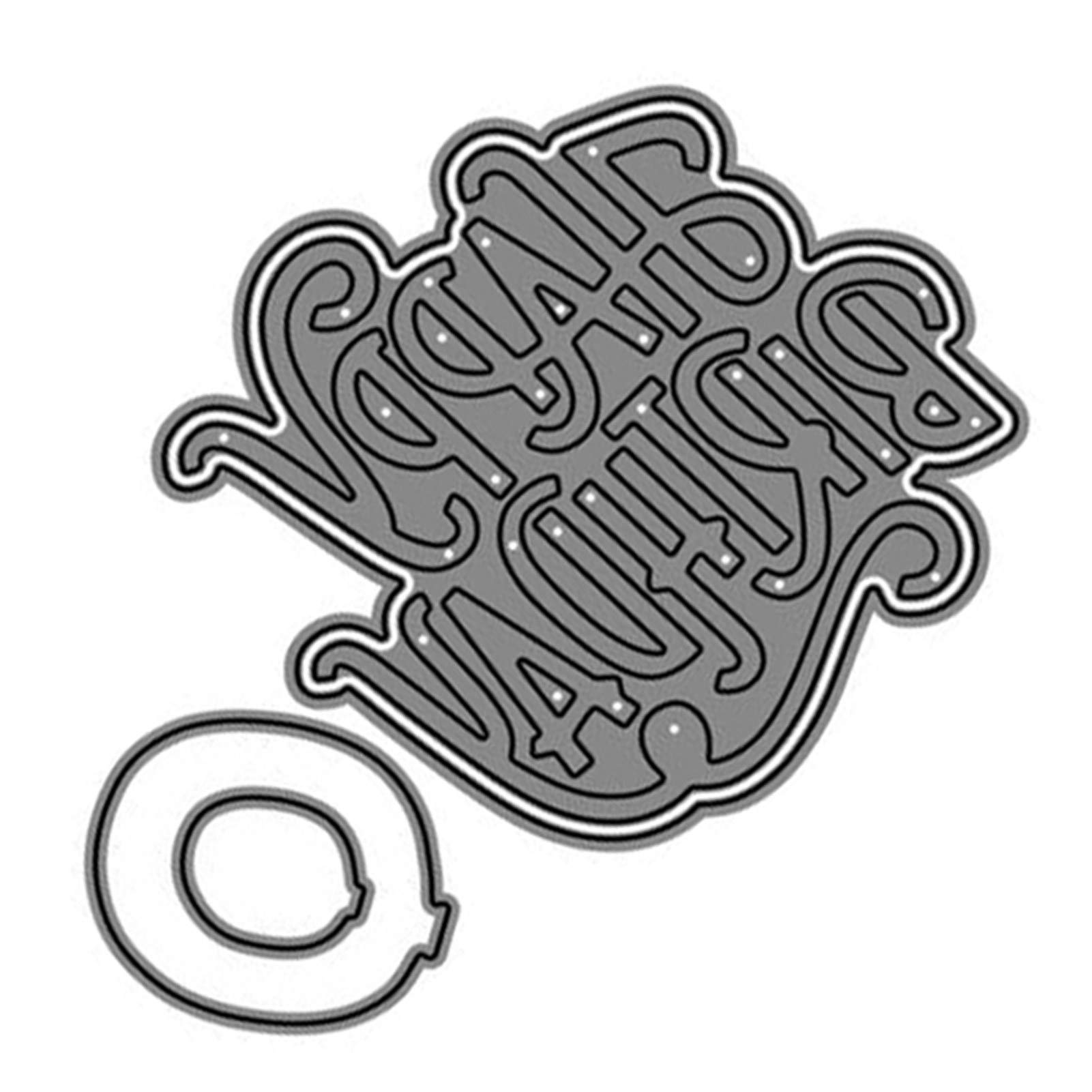 Stencil Scrapbooking Metallo Stencil In Acciaio Per Scrapbooking E Fai Da Te - Taglio, Goffratura Su Carta, Nuovi Motivi Recinzione Per Creazioni Strumenti Embossing Carbon Steel