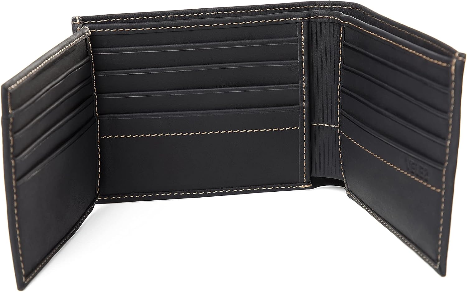 Amazon.com: VELEZ Cartera de cuero genuino para hombres - Trifold 13  ranuras para tarjetas : Ropa, Zapatos y Joyería