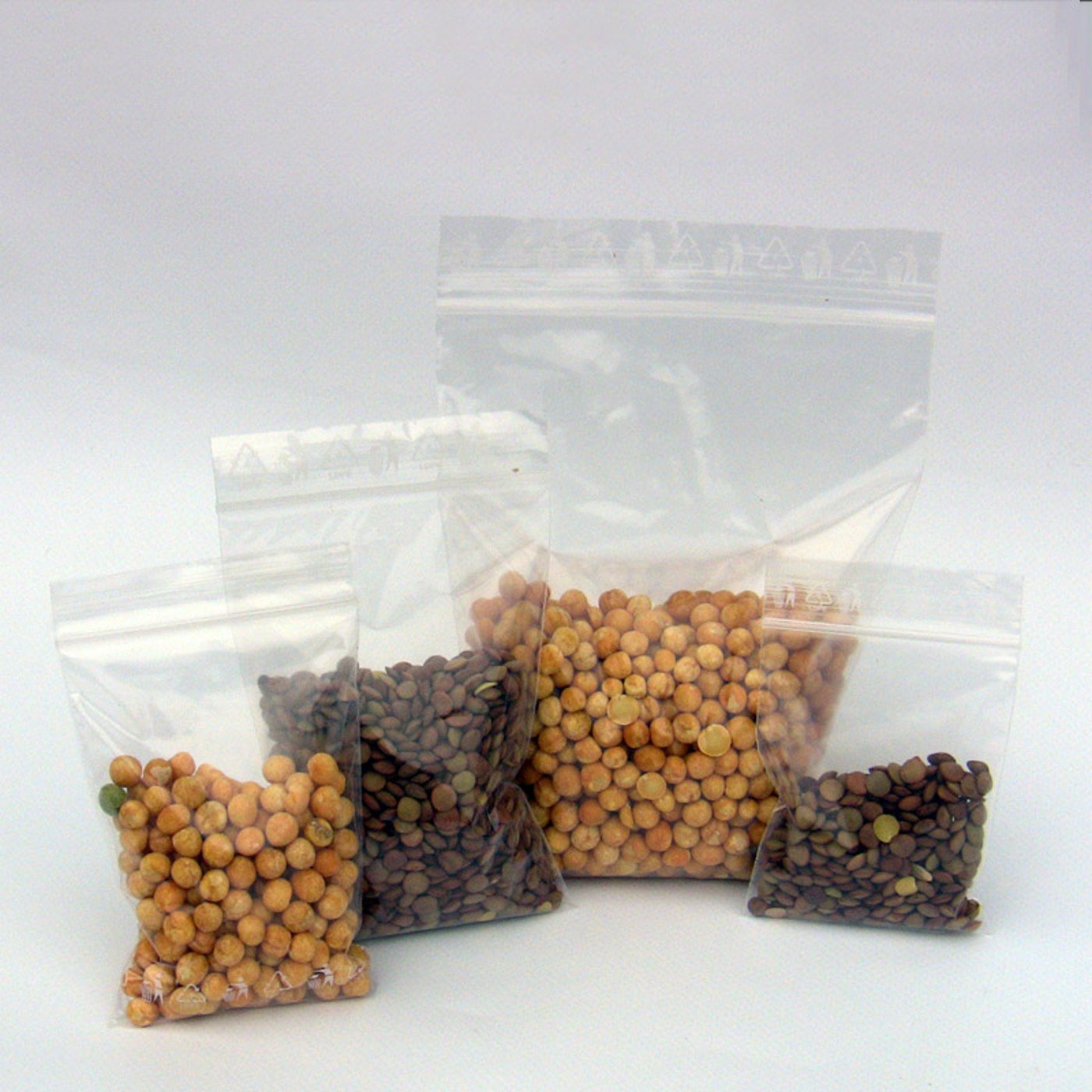 Druckverschlussbeutel - 60x80mm - 10.000 Stk. - 50my transparent LDPE