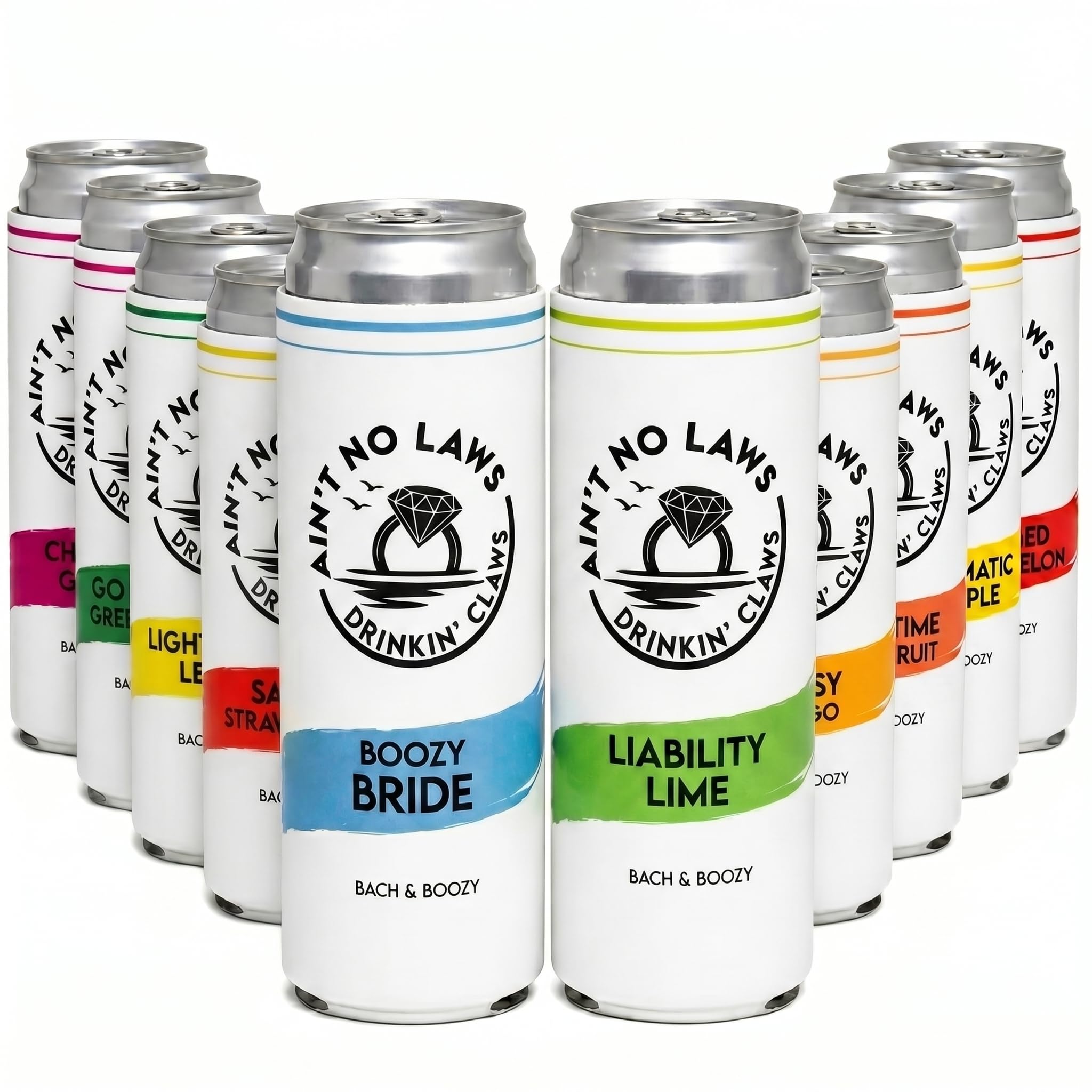Slim Can Cooler - Ain't No Laws - 10 Pack