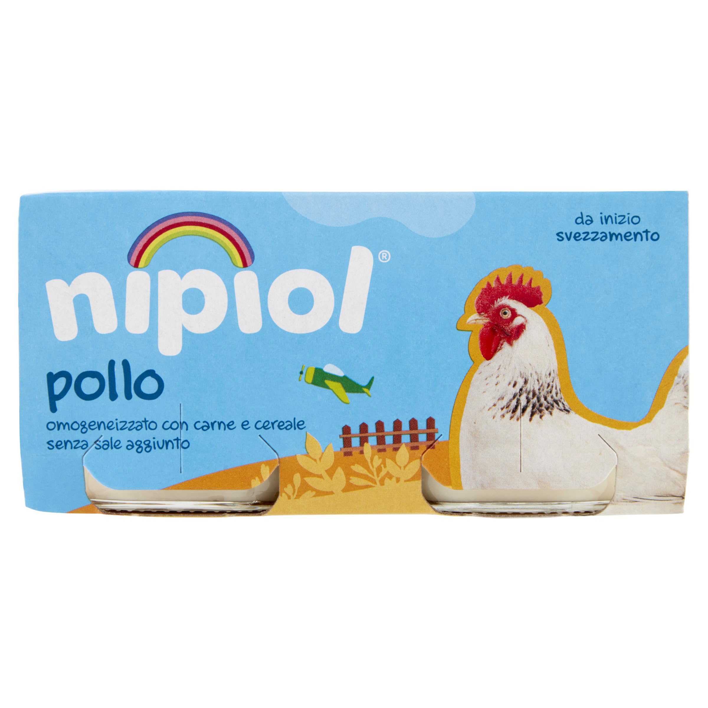 Nipiol Omogeneizzato Pollo 2x80g (12 Confezioni)