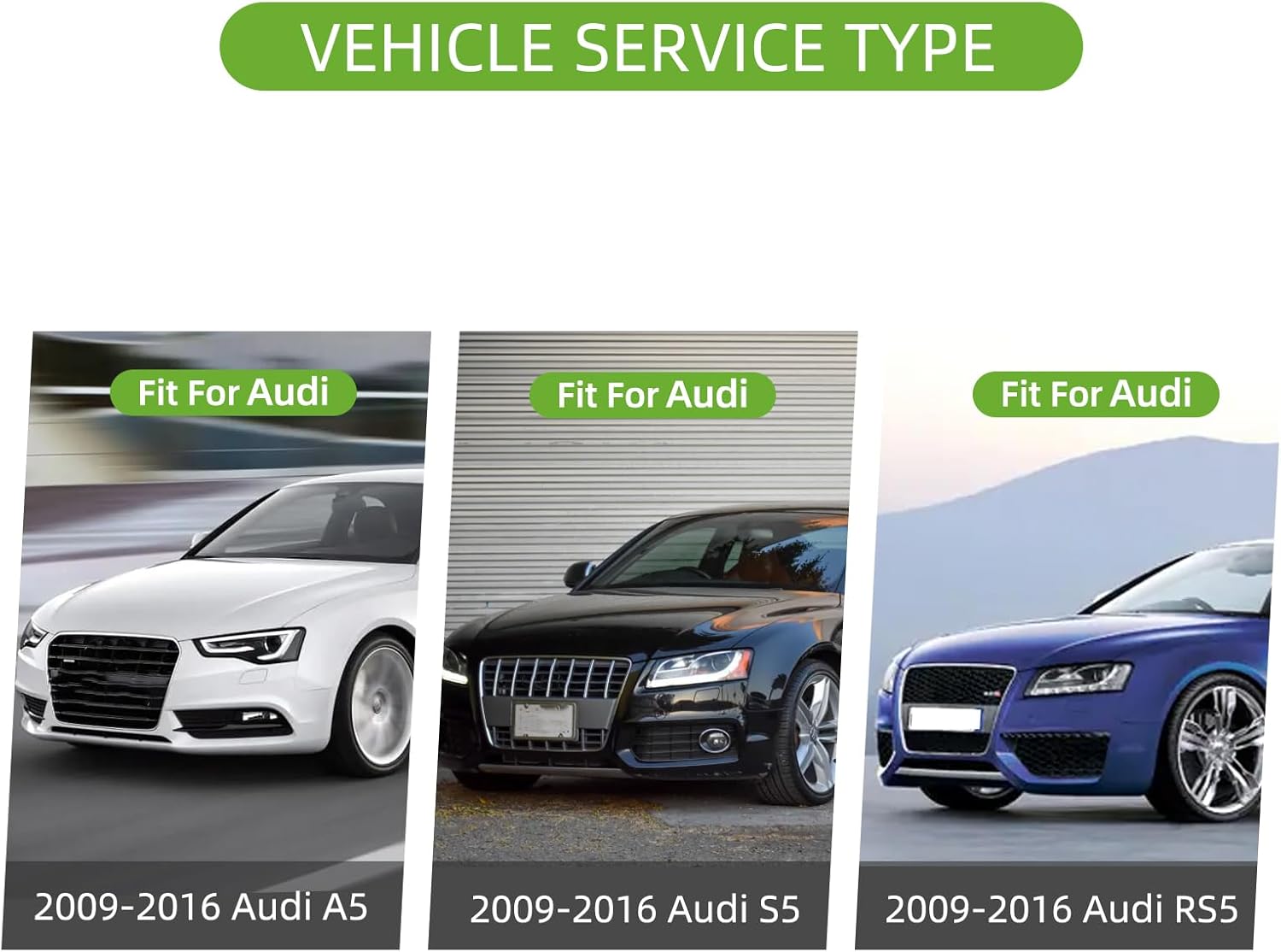 Car Panoramic Sunroof Sunshade Shade Curtain Cover Assembly for Audi A5 S5 RS5 Accessories for 8T0877307QB9 8T0877307QS8 8T08773075L9 Sunroof Sunshade Cover 2009-2016 (Black)